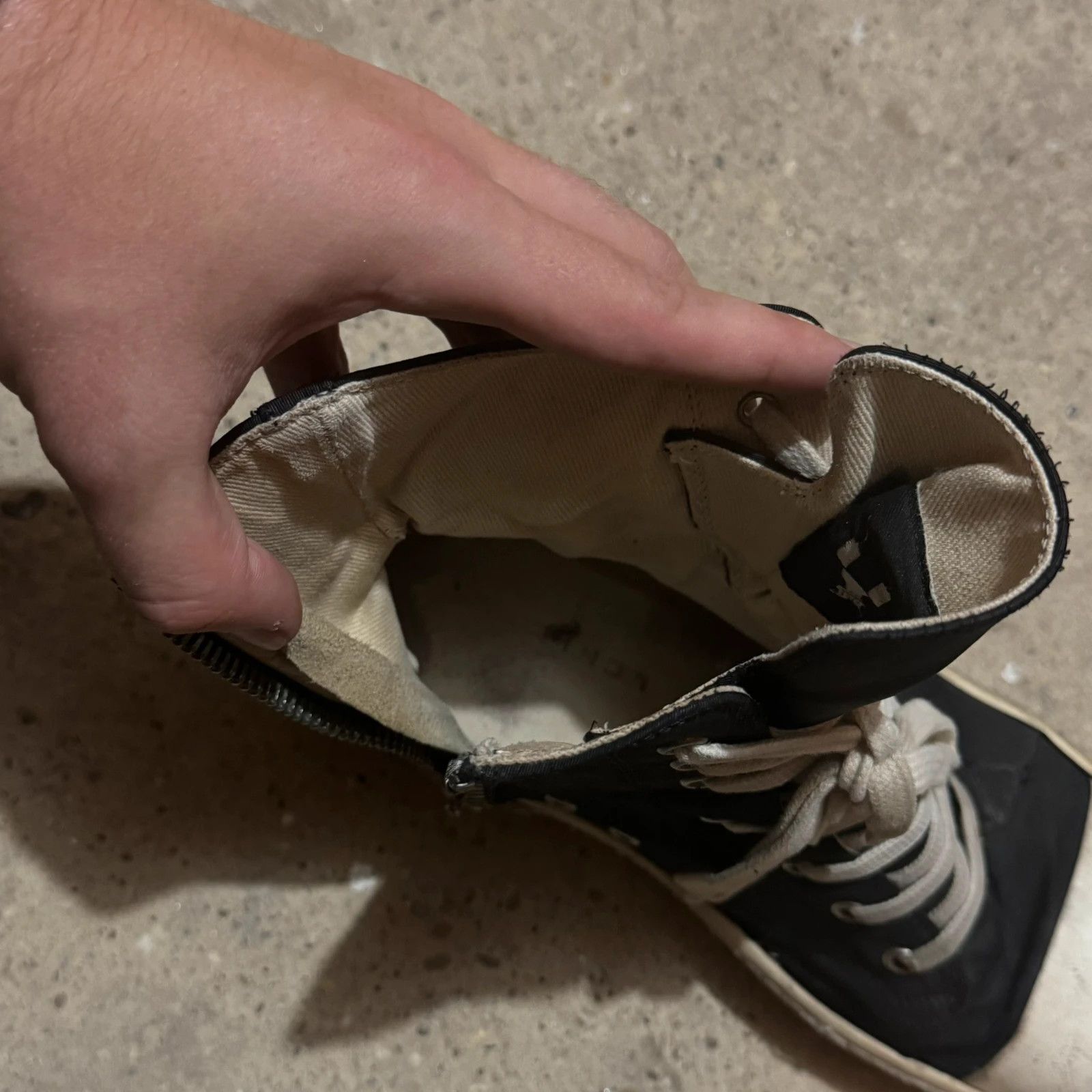 Rick Owens Rick owens drkshdw ramones logo high sneakers Size US 8 / EU 41 - 8 Thumbnail