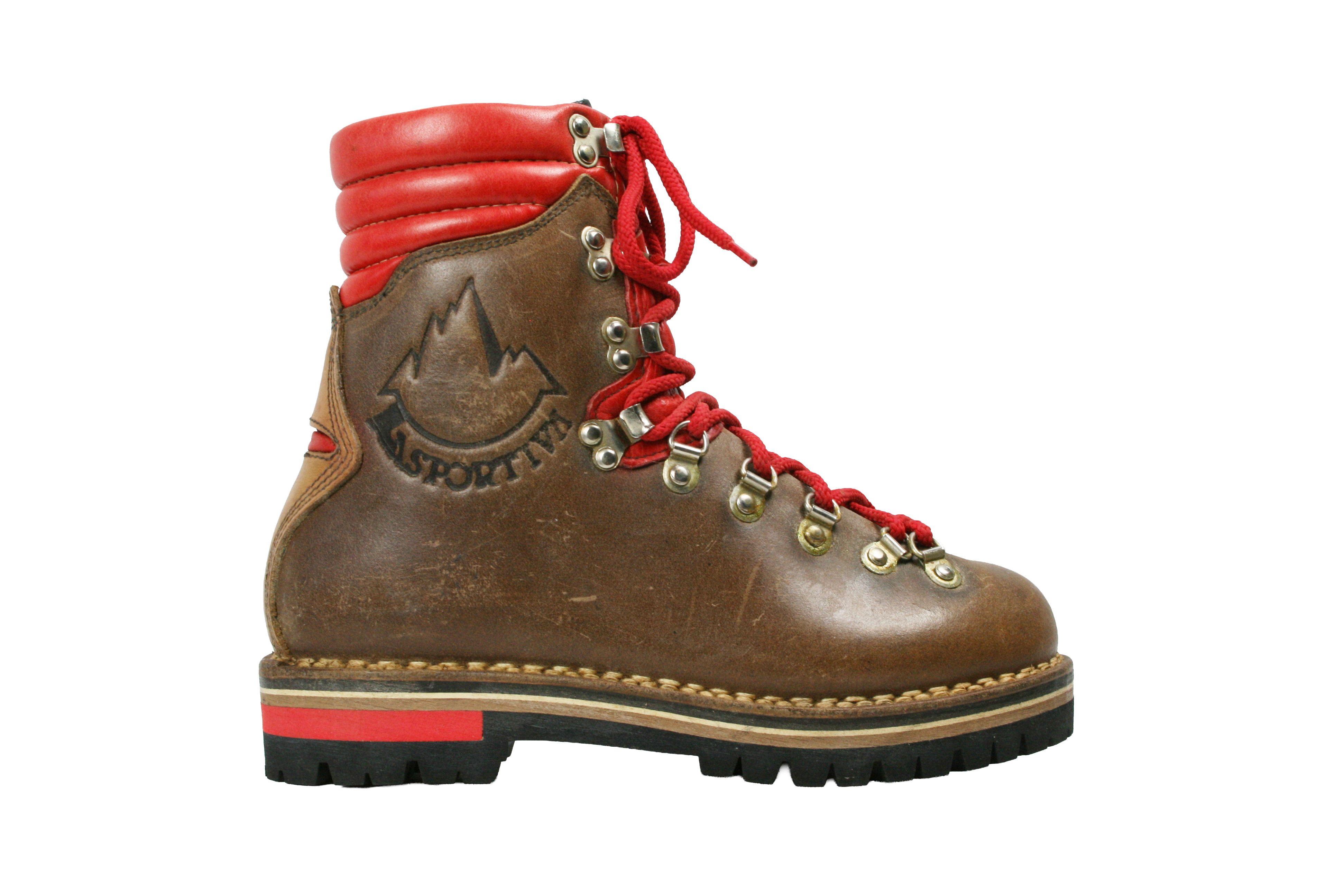 La Sportiva 00S Hiking Leather Mountain Boots Vintage Size US 9.5 / IT 39.5 - 2 Thumbnail