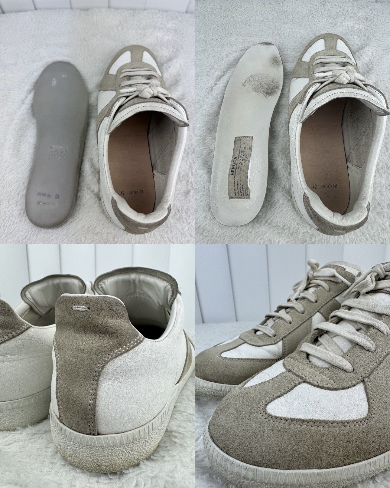 Maison Margiela Maison Margiela replica GAT Sneakers White Size US 9 / EU 42 - 9 Thumbnail