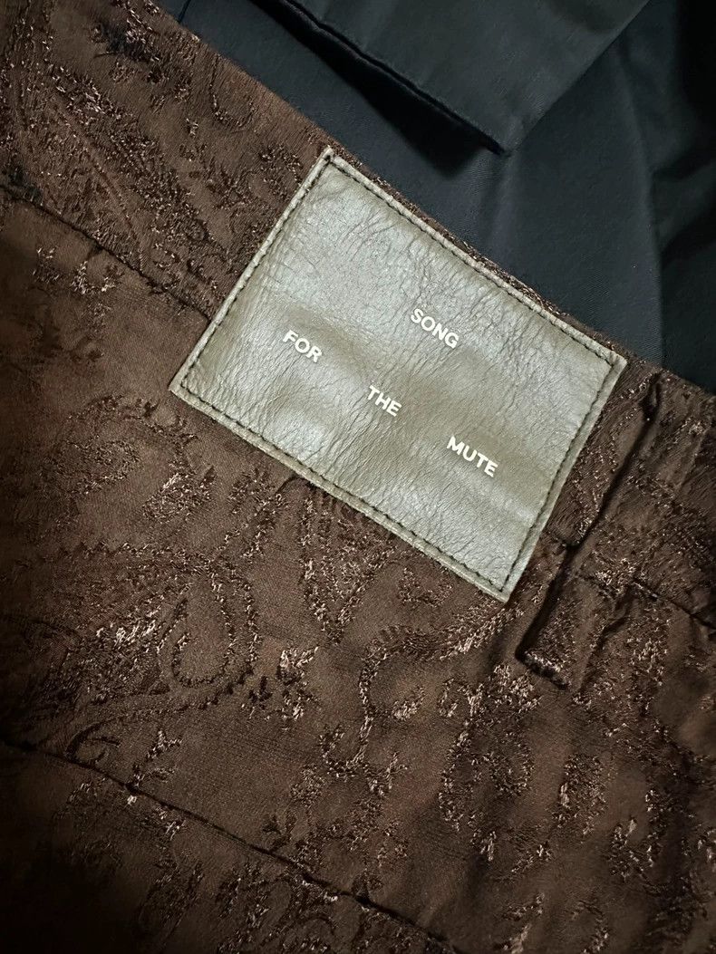Song For The Mute Song For The Mute brown cashew jacquard long pants Size US 32 / EU 48 - 5 Thumbnail