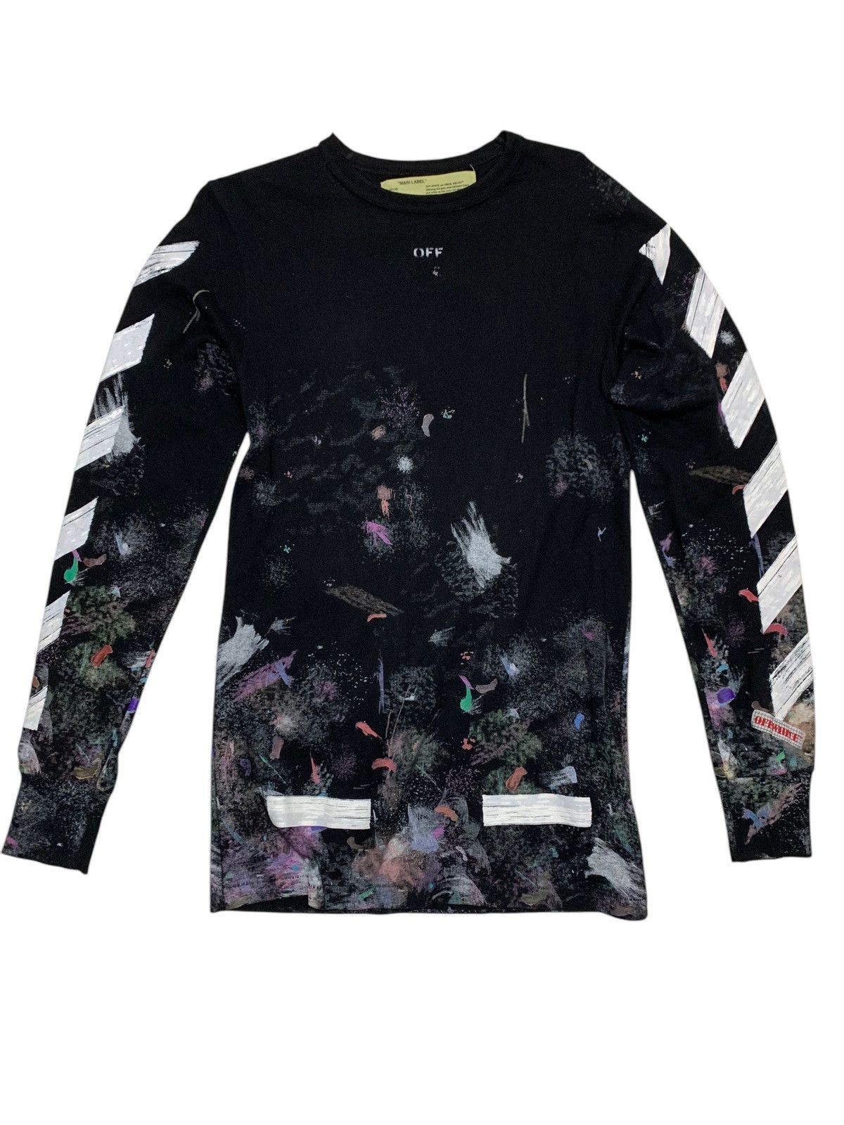 Off-White × Vintage Men’s off-white diag galaxy b long sleeve Size US S / EU 44-46 / 1 - 2 Thumbnail