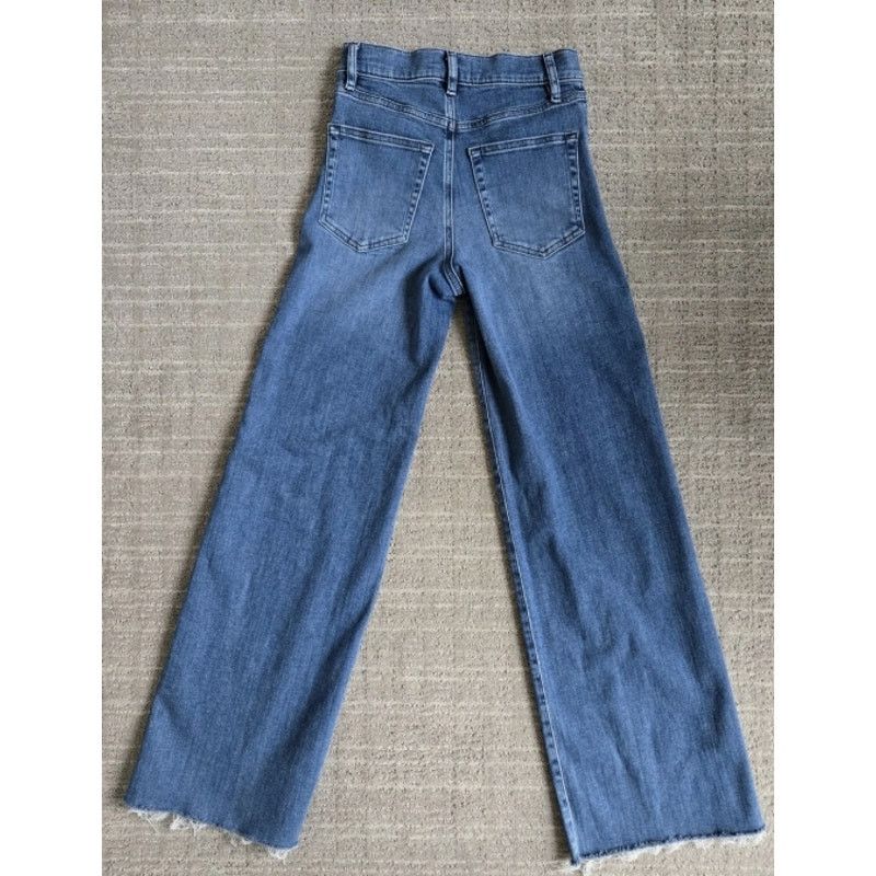 Frame FRAME Le Slim Palazzo Wide Leg High Rise Jeans Size 24 Size 24" / US 00 / IT 34 - 5 Thumbnail