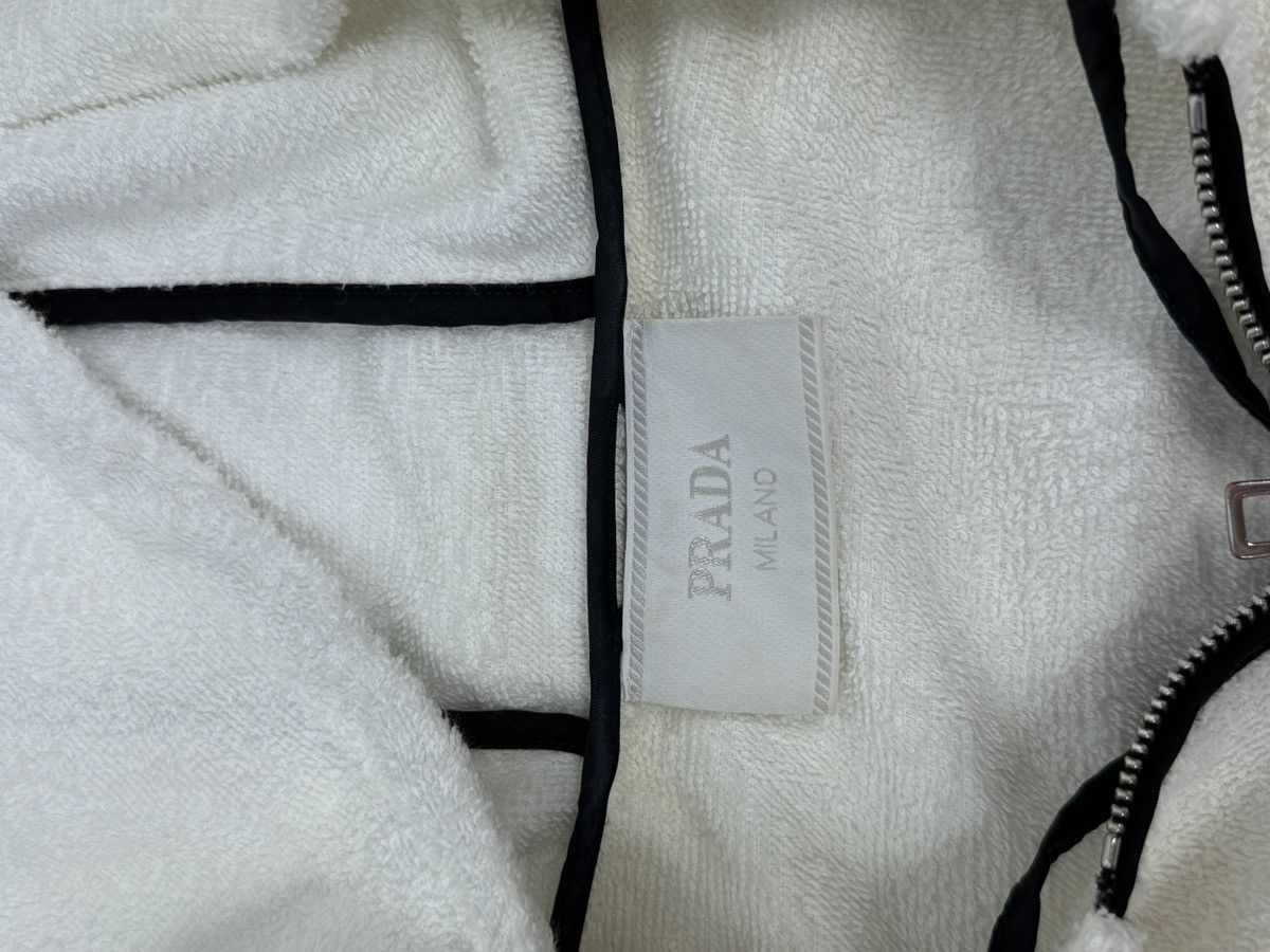 Prada TRIANGLE LOGO FLEECE ZIP UP Size US XL / EU 56 / 4 - 5 Thumbnail