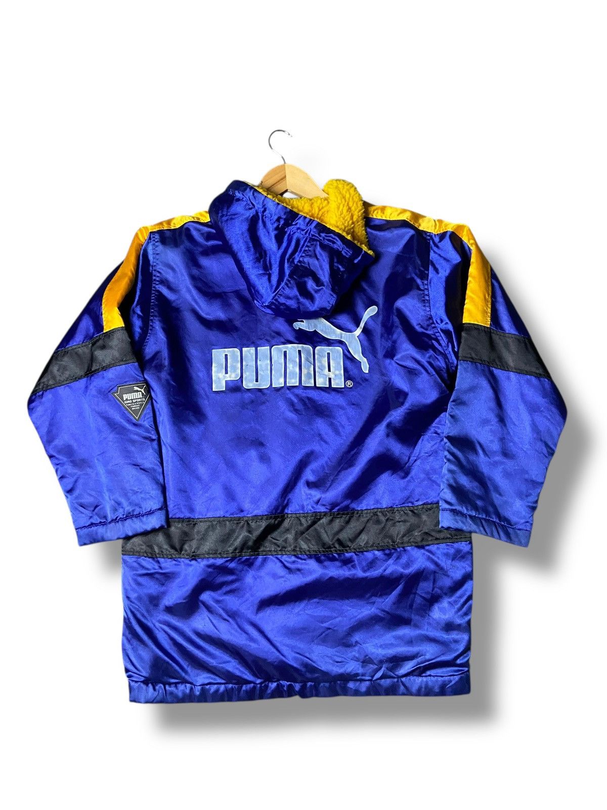 Puma Vintage PUMA Nylon Hooded Jacket (157) Size US S / EU 44-46 / 1 - 2 Thumbnail