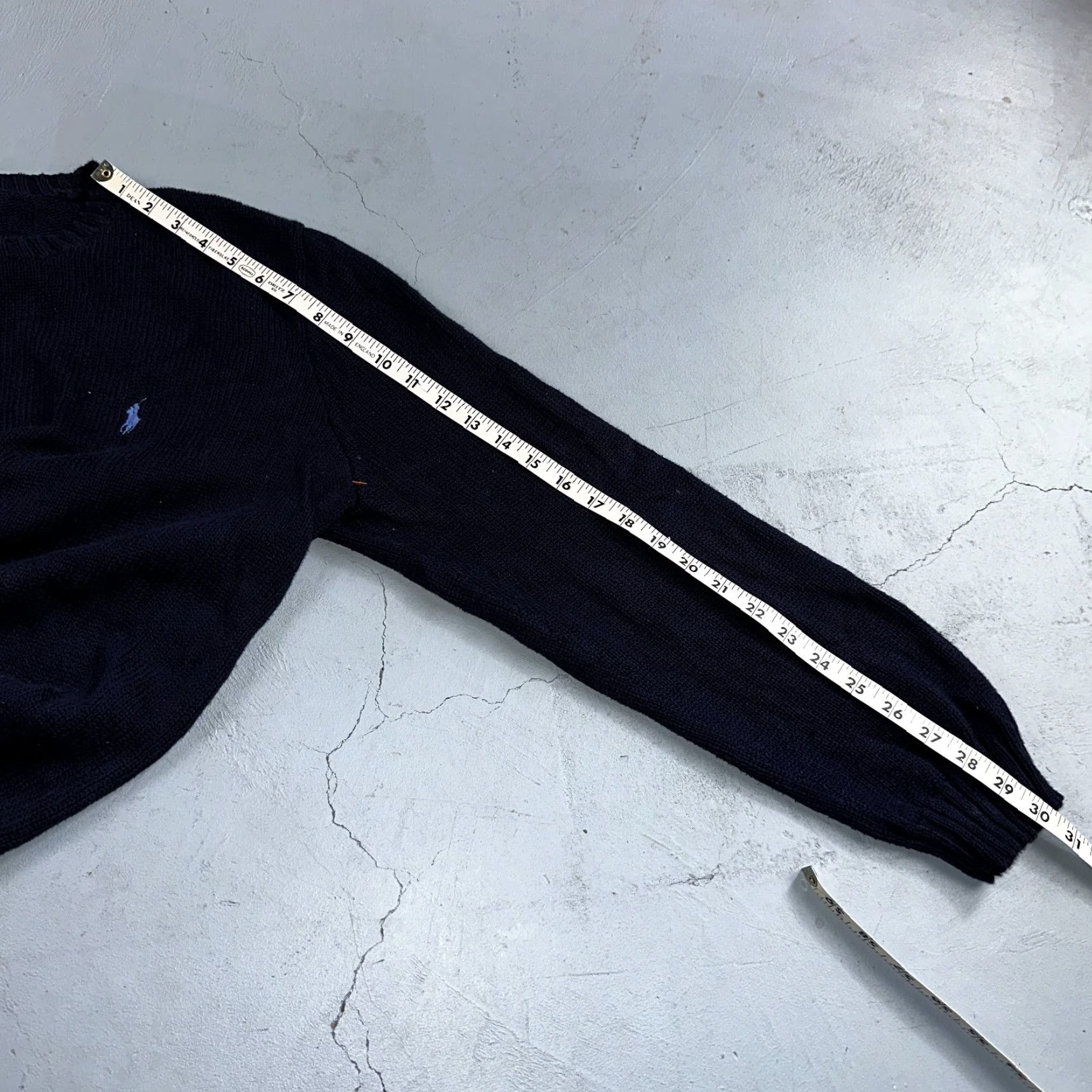 Polo Ralph Lauren VINTAGE Polo Ralph Lauren Knit Crew Neck Sweater Blue Long Sleeve Cotton Size L Mens VTG 90s Size US L / EU 52-54 / 3 - 5 Thumbnail