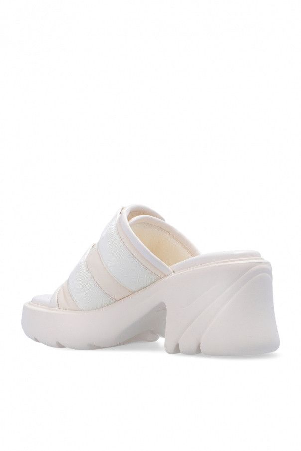Bottega Veneta o1n1vont1024 Flash Flat Sandals in White Size US 7 / IT 37 - 5 Thumbnail
