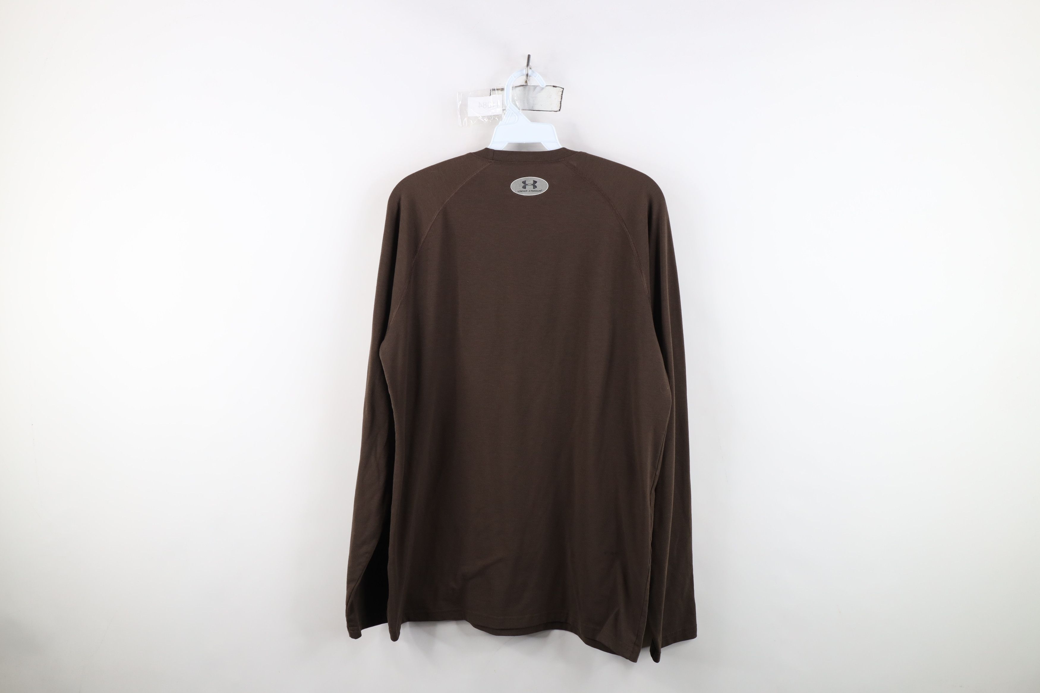 Under Armour Vintage Y2K Under Armour Tactical Long Sleeve T-Shirt Brown Size US S / EU 44-46 / 1 - 12 Thumbnail