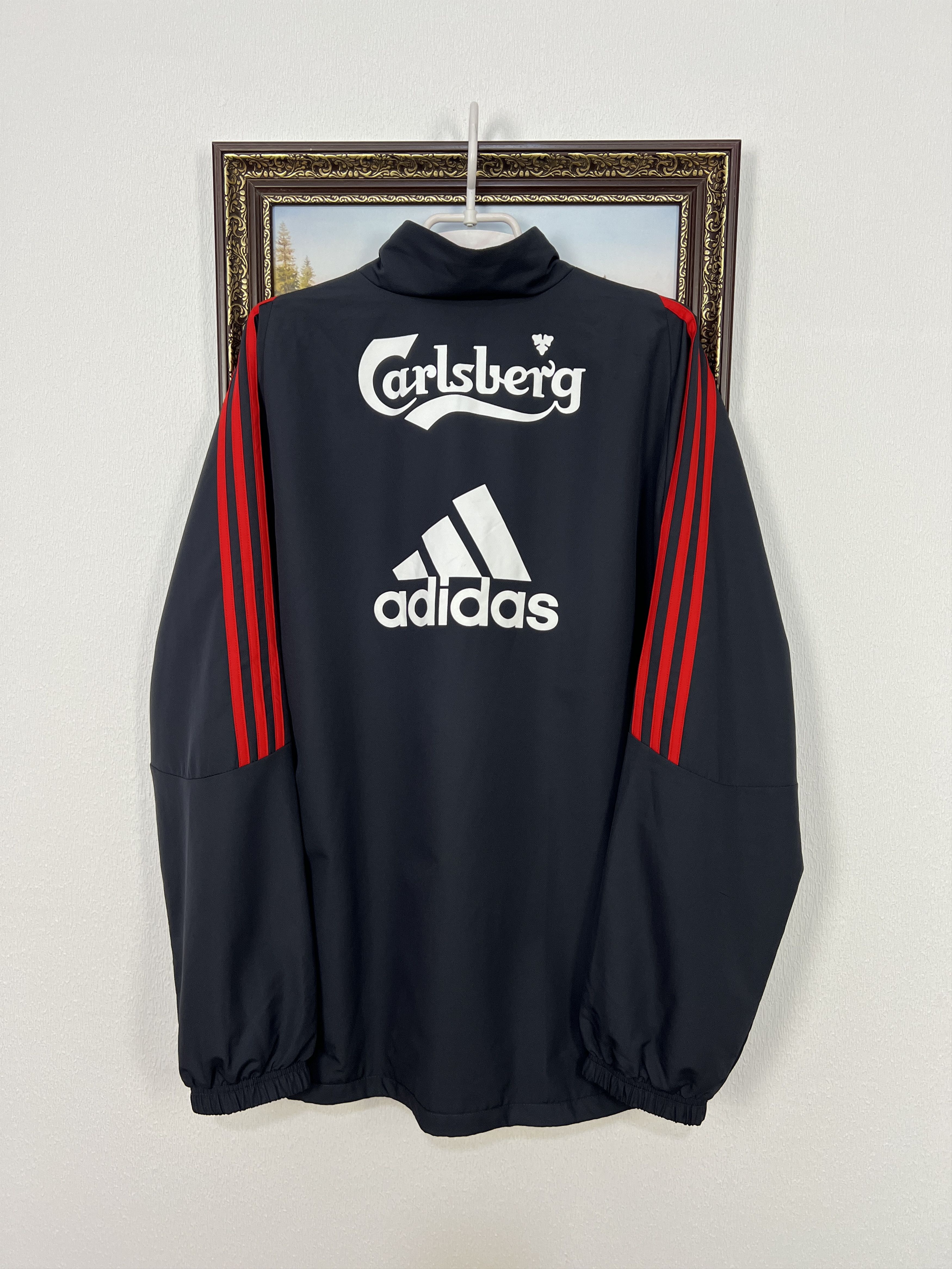 Adidas Vintage Adidas Liverpool Football Jacket Soccer Train Size US L / EU 52-54 / 3 - 11 Thumbnail