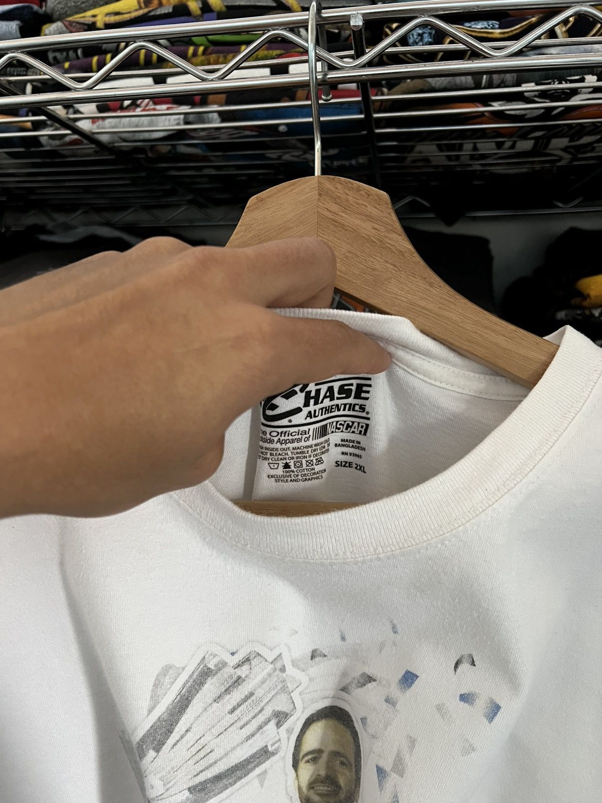 Chase Authentics 2000s Jimmie Johnson Boom Confetti Champion Tee Size US XXL / EU 58 / 5 - 3 Thumbnail