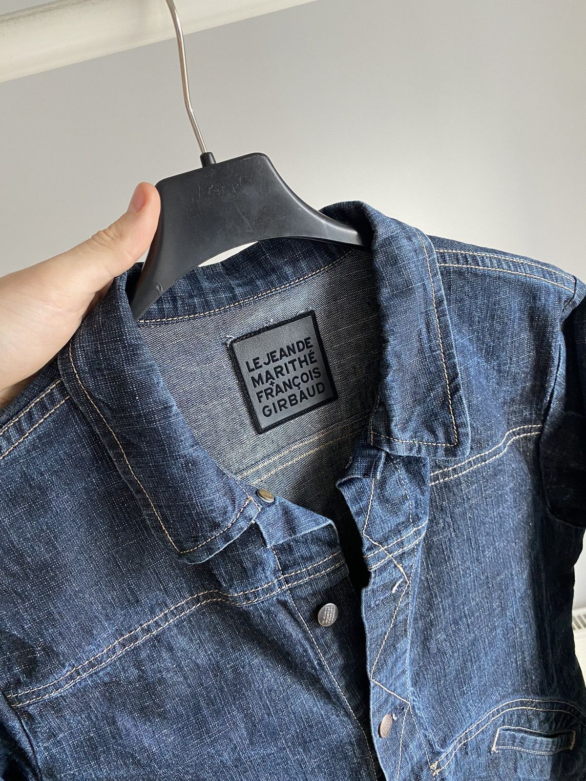 Marithe + Francois Girbaud Marithe Francois Girbaud Denim Jacket Size S / US 4 / IT 40 - 3 Thumbnail