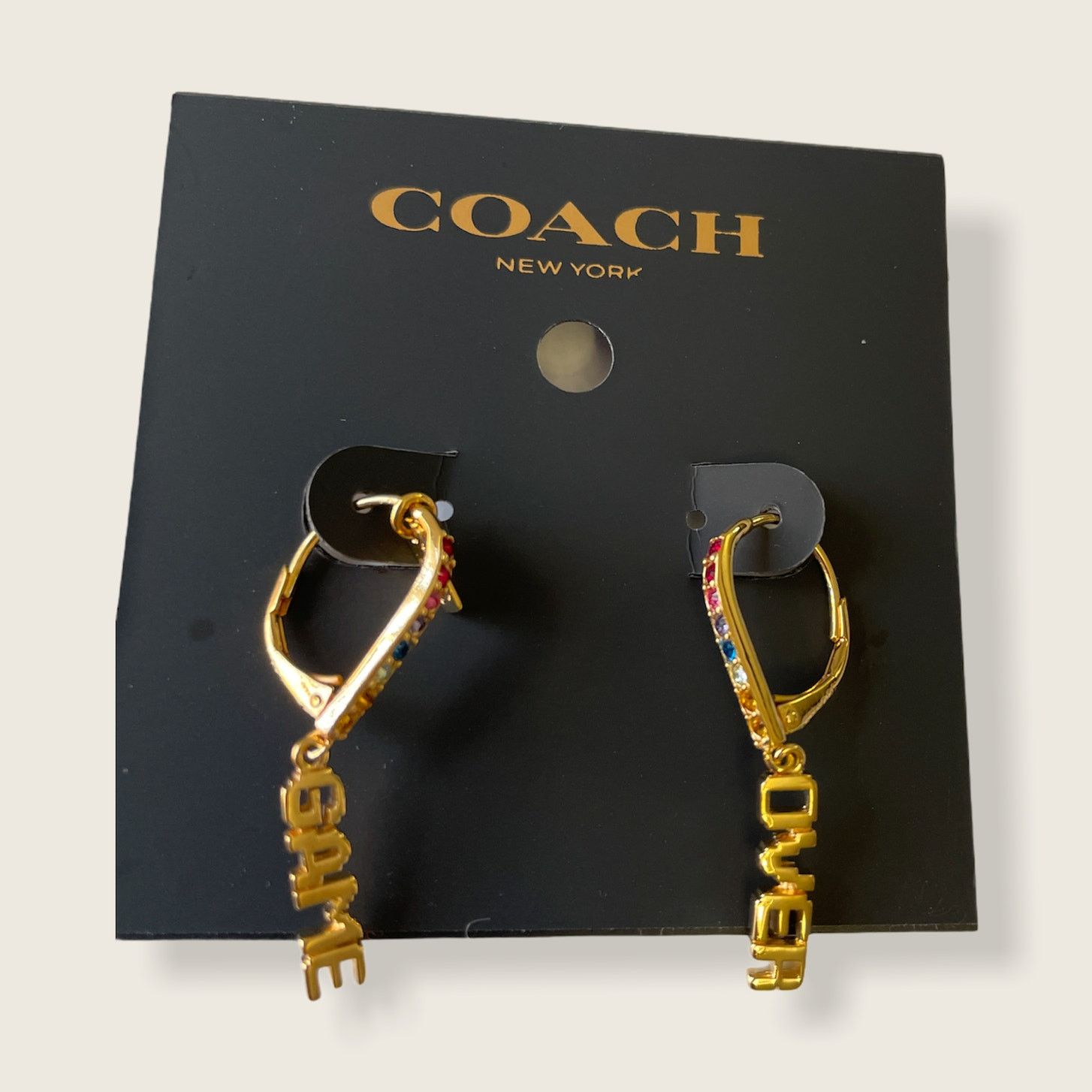 Coach Coach Pac Man Earrings Game Over Drop Multi Color Size ONE SIZE - 4 Thumbnail