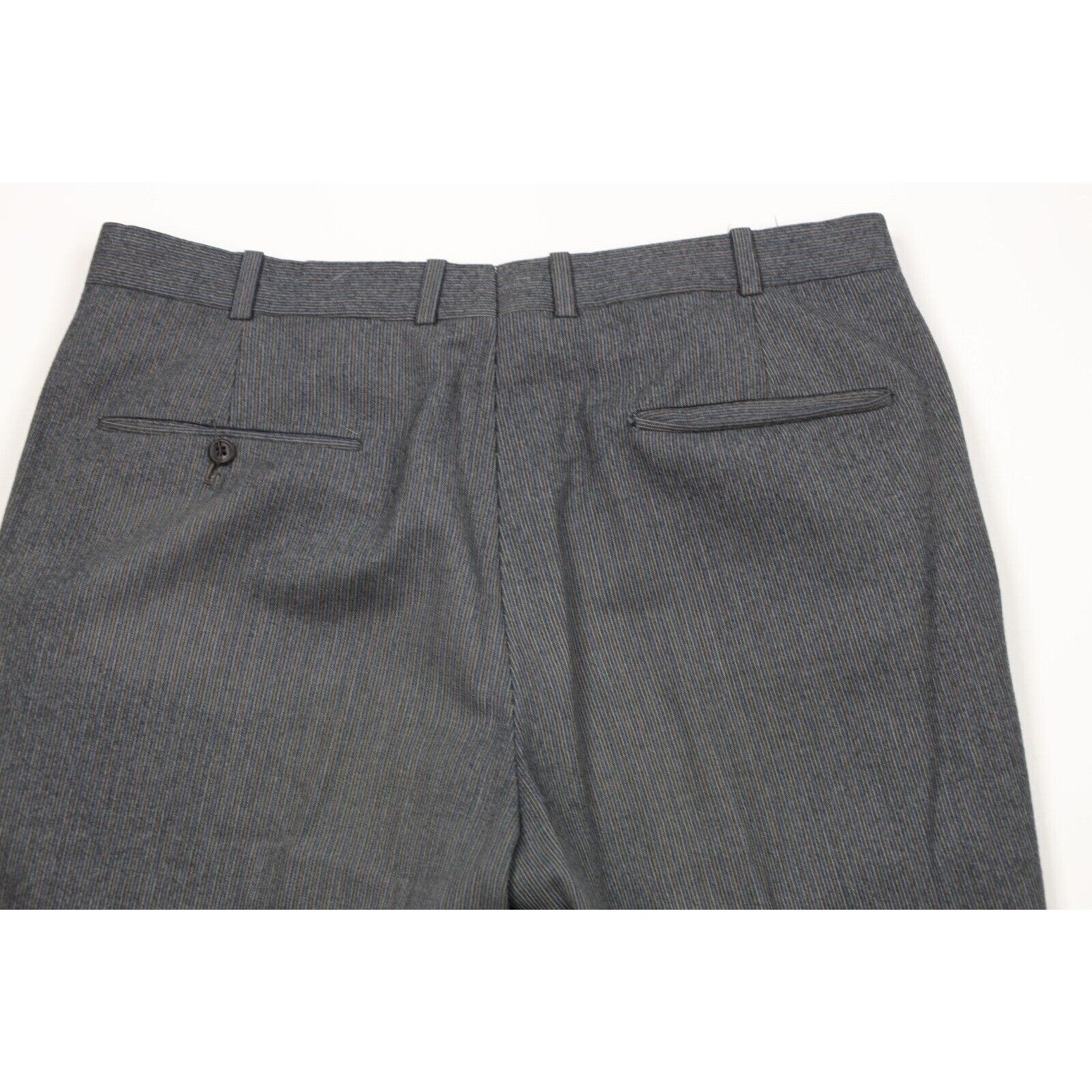 Hickey Freeman × Vintage Vintage 80s Hickey Freeman Boardroom 2 Piece Wool Suit Size 44R - 14 Thumbnail