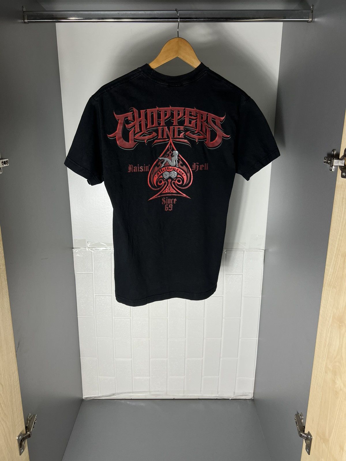 West Coast Choppers VINTAGE HARLEY DAVIDSON CHOPPERS ING MOTORCYCLE RETRO 90s Size US S / EU 44-46 / 1 - 24 Thumbnail