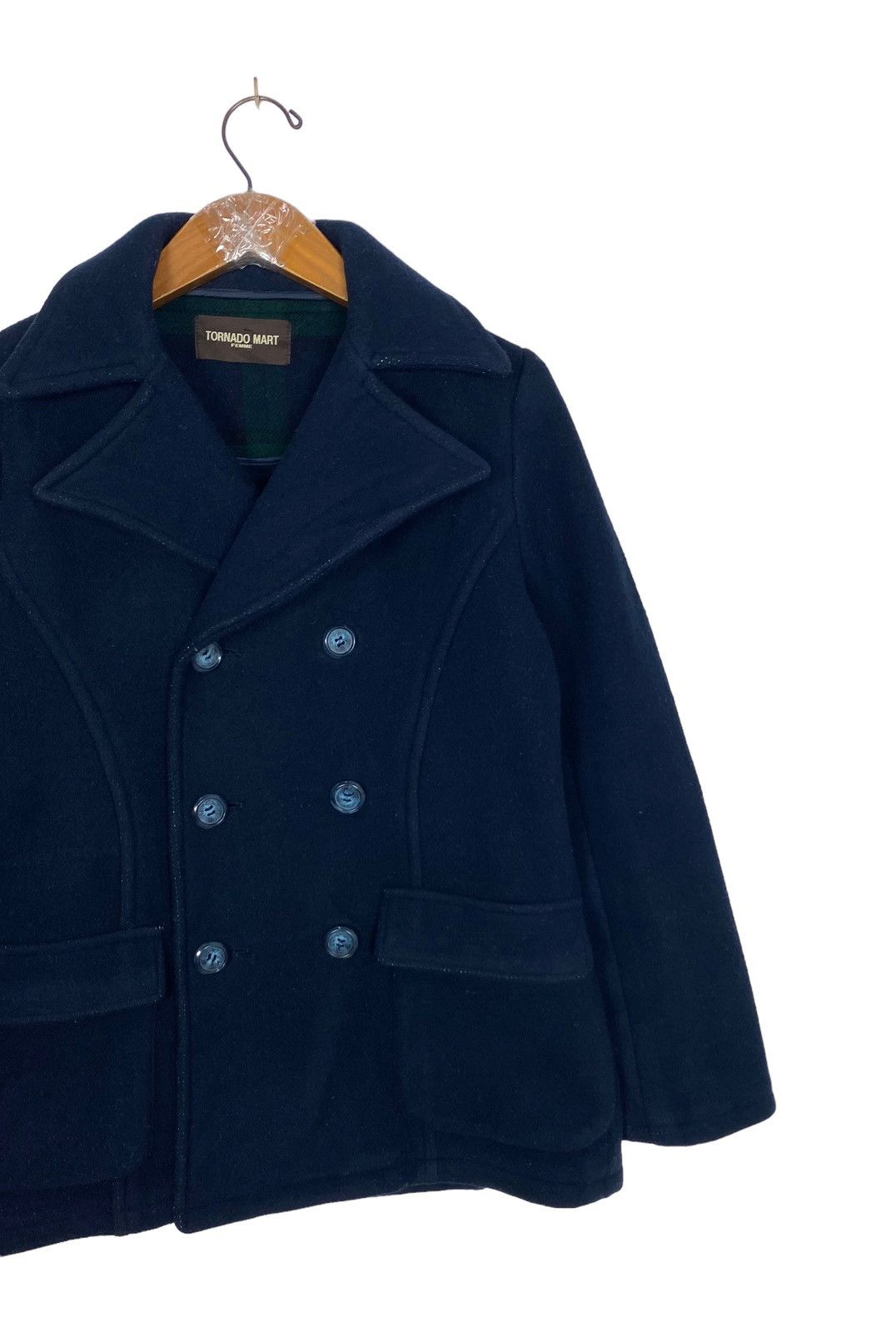 Tornado Mart Rare‼️ Tornado Mart Femme Wool Pea Coat Size S / US 4 / IT 40 - 3 Thumbnail