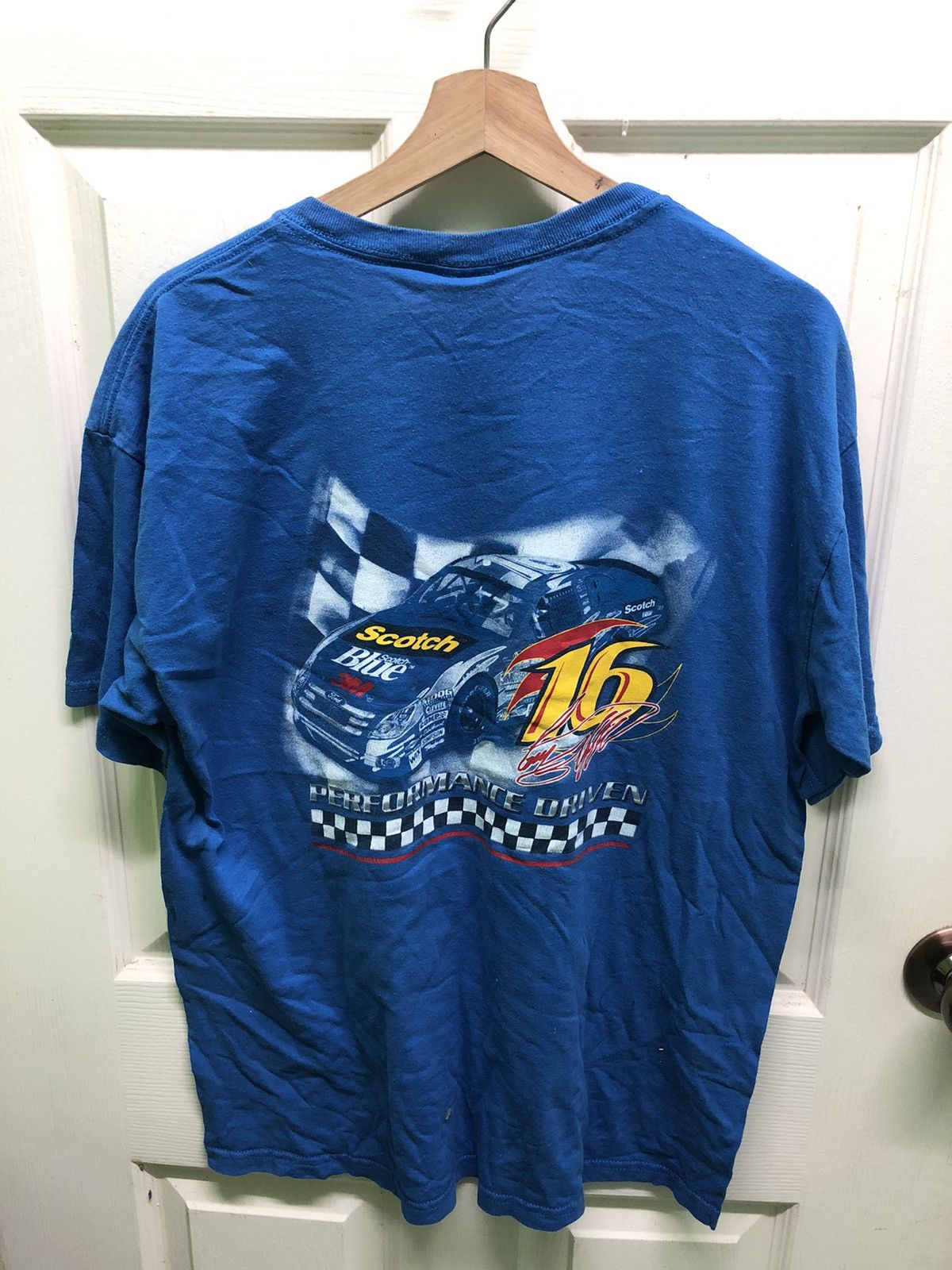 Sports Specialties × Vintage Grey Biffle 3M Performance Driven No.6 Graphic Blue Tee Size US L / EU 52-54 / 3 - 5 Thumbnail
