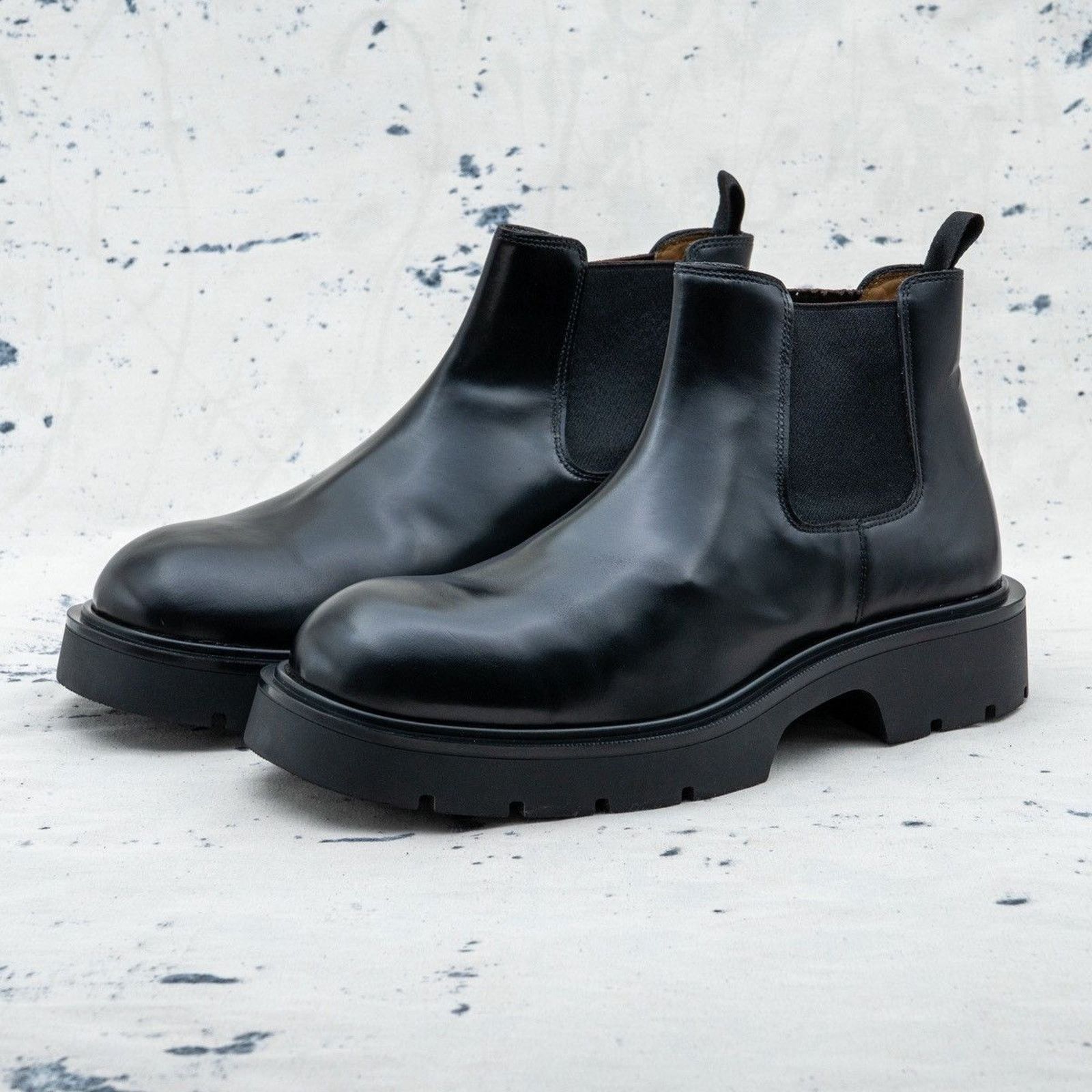 Sandro Sandro paris classic mens black leather chunky chelsea boots Size US 10 / EU 43 - 1 Thumbnail