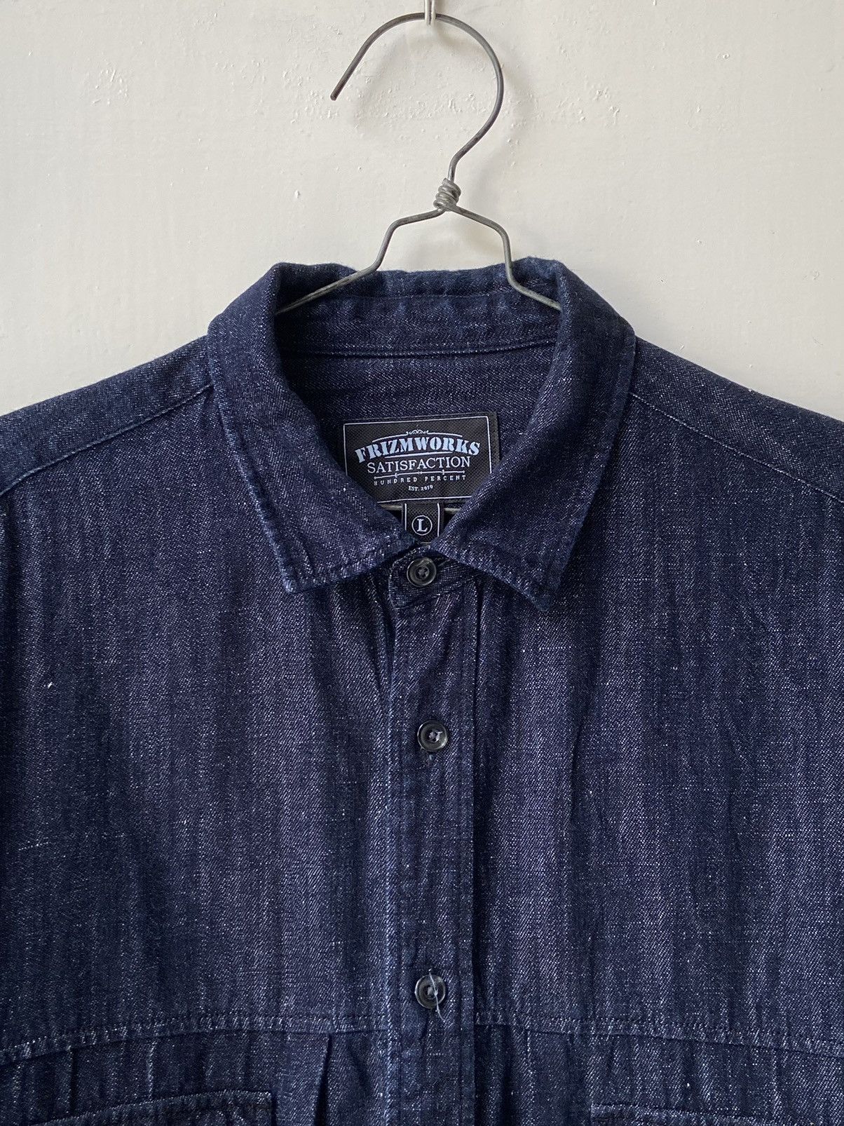 FrizmWORKS FRIZM WORKS Denim Shirt Size US XL / EU 56 / 4 - 4 Thumbnail