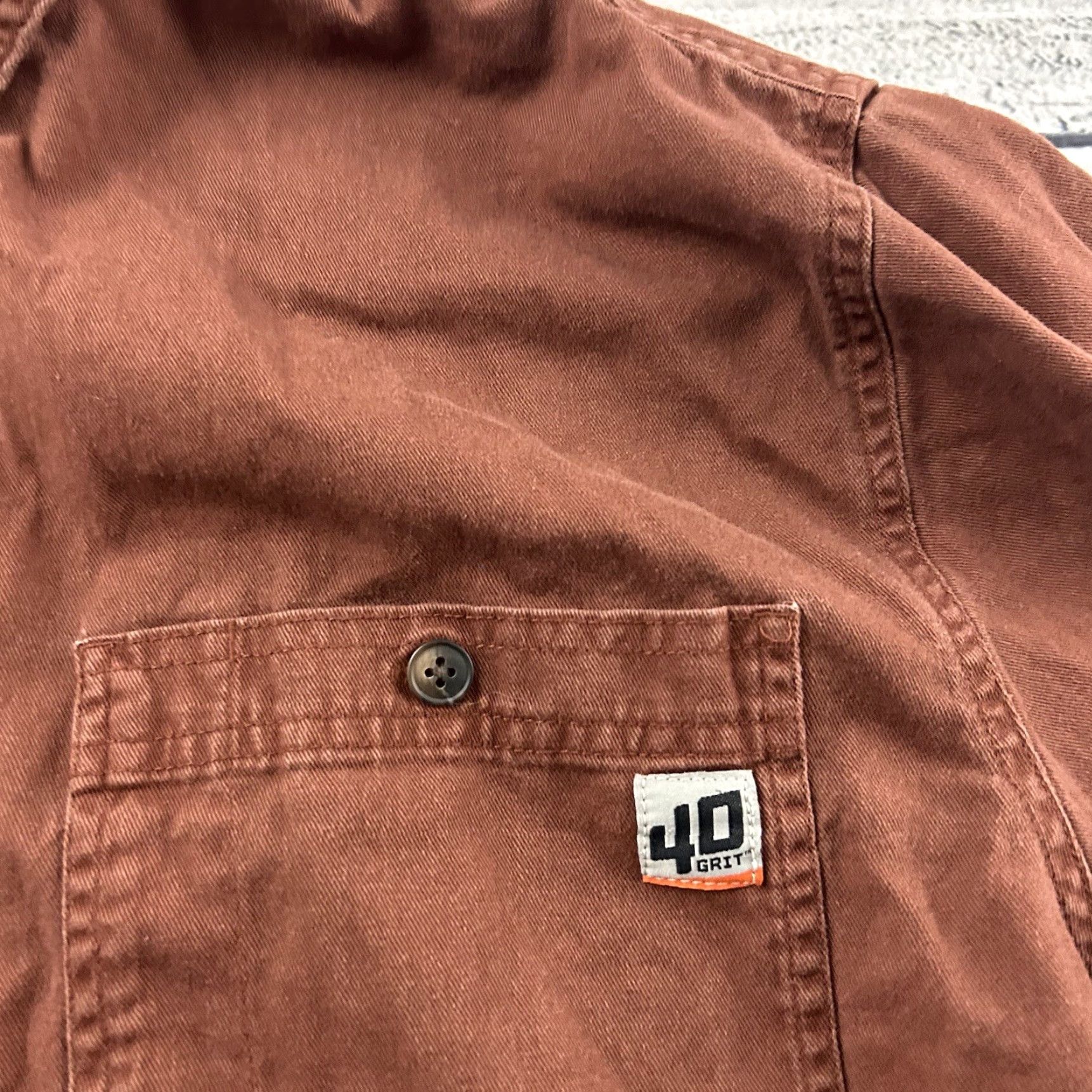 CO Duluth 40 Grit Long Sleeve Button-Up Shirt 2XL Men's Brown Rust Size US XXL / EU 58 / 5 - 2 Thumbnail