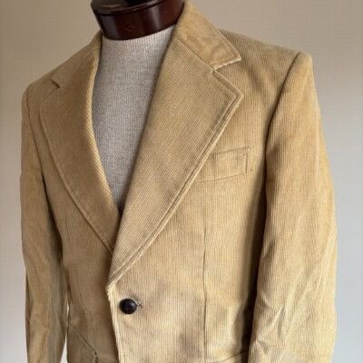 Other Montgomery Ward Corduroy Blazer Vintage Sport Coat Jacket Sz Size 38R - 6 Thumbnail