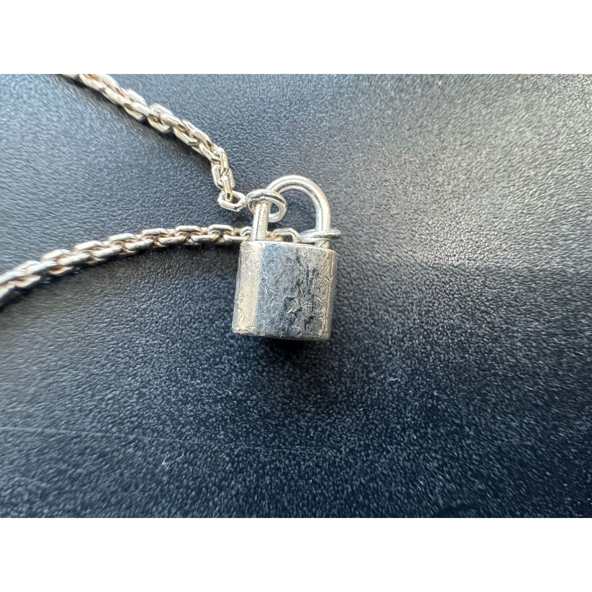 Louis Vuitton LOUIS VUITTON Bracelet Lockit Ag925 Silver Authentic Size ONE SIZE - 6 Thumbnail