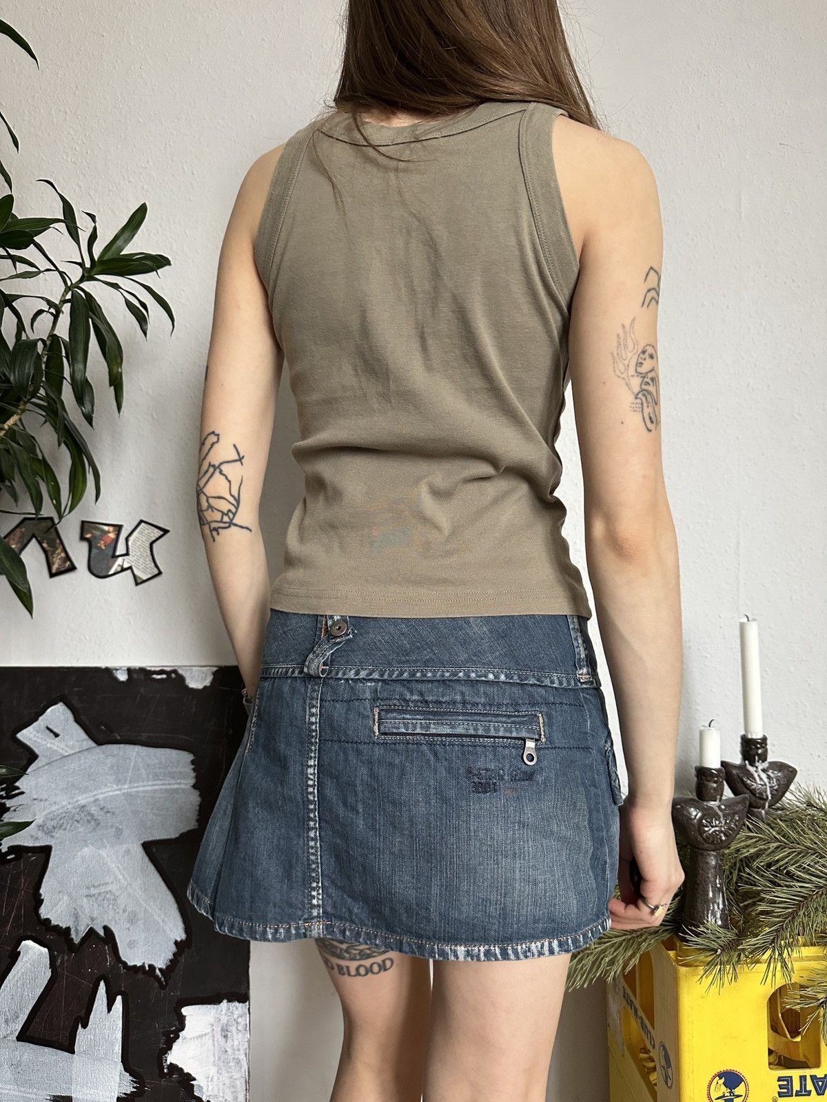 Vintage Vintage Y2K Printed Military Army Usa Tank Top Size L / US 10 / IT 46 - 5 Thumbnail
