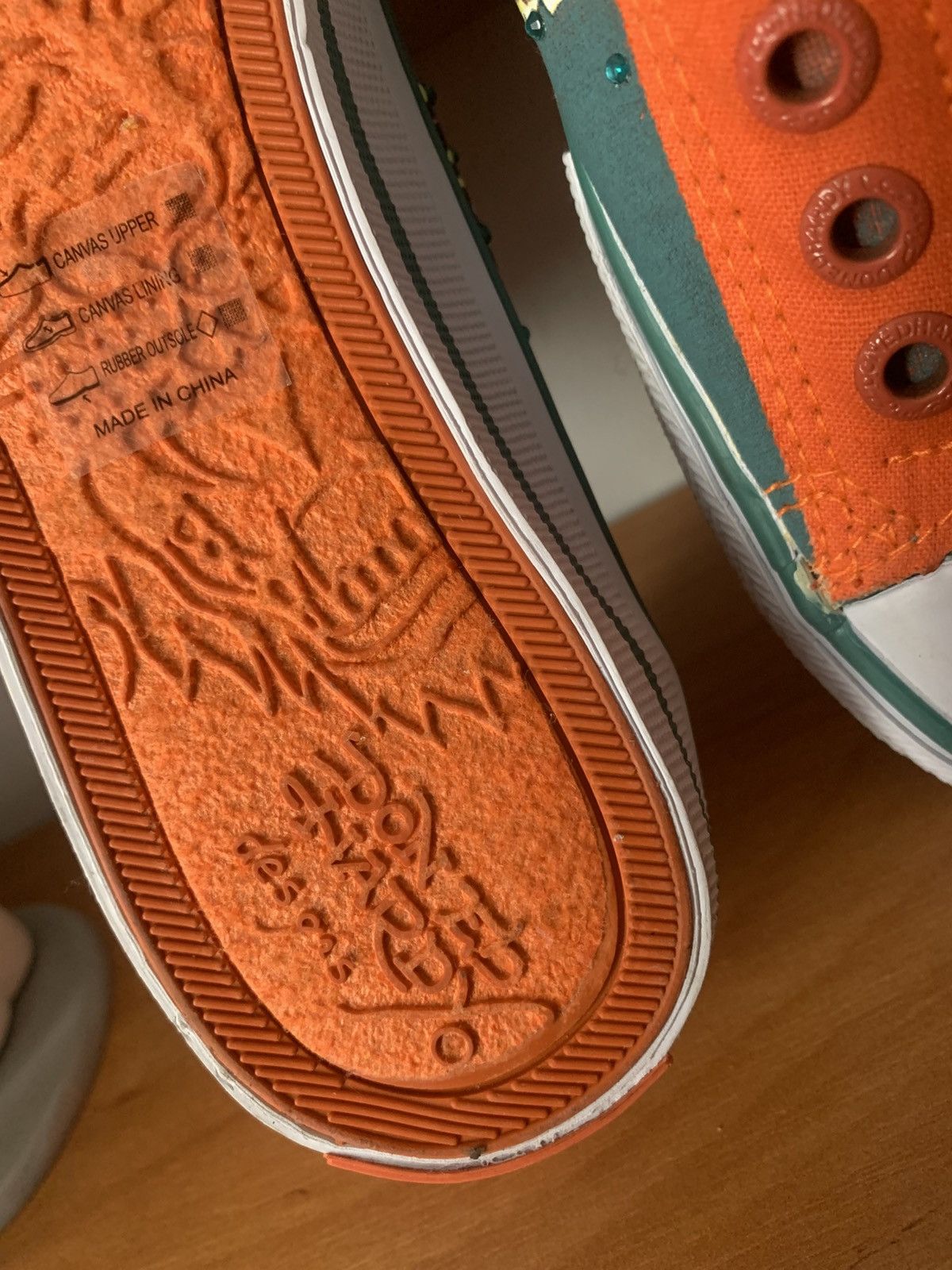 Christian Audigier × Ed Hardy × Vintage Vintage Y2K 6 Ed Hardy Tiger Tattoo Slip Ons Sneakers Size US 6 / IT 36 - 4 Thumbnail
