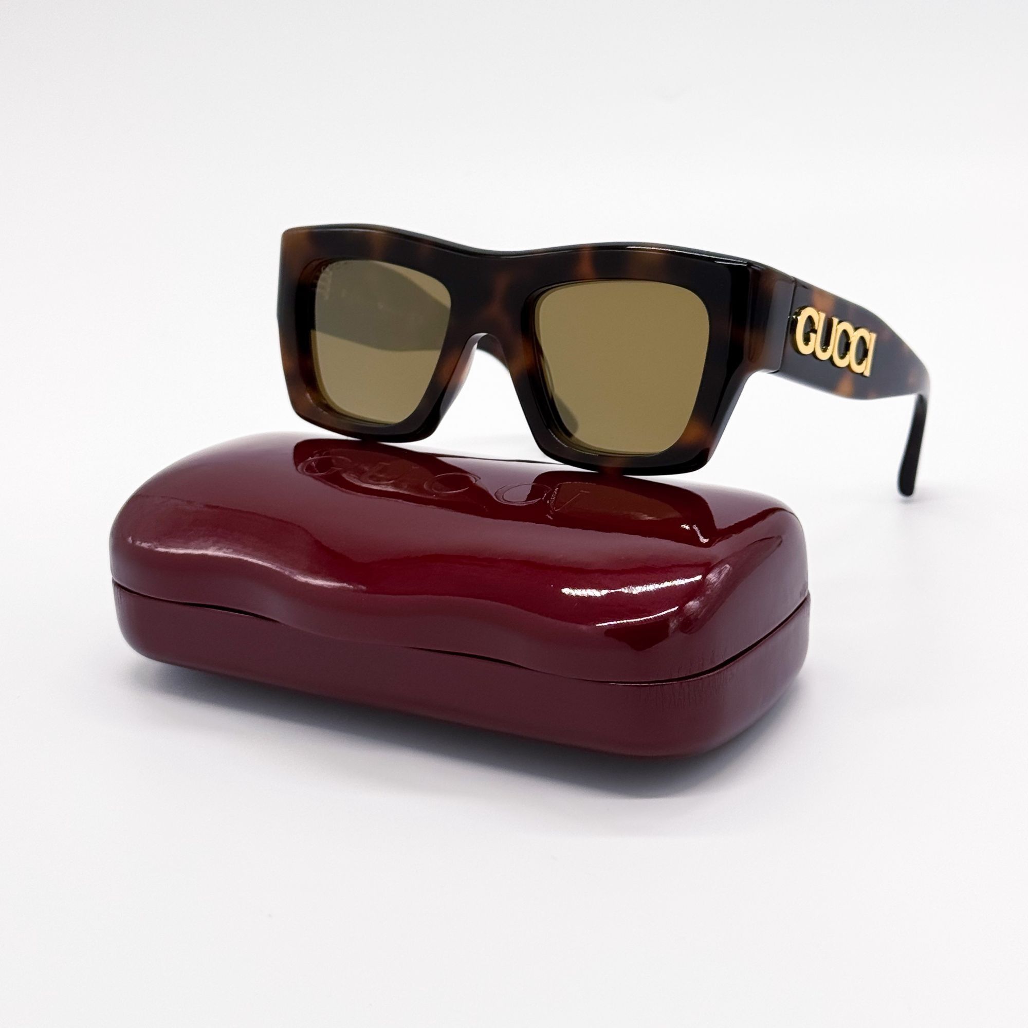 Gucci NEW GUCCI SUNGLASSES GG1772S 007 HAVANA SQUARE UNISEX GUCCI Size ONE SIZE - 2 Thumbnail