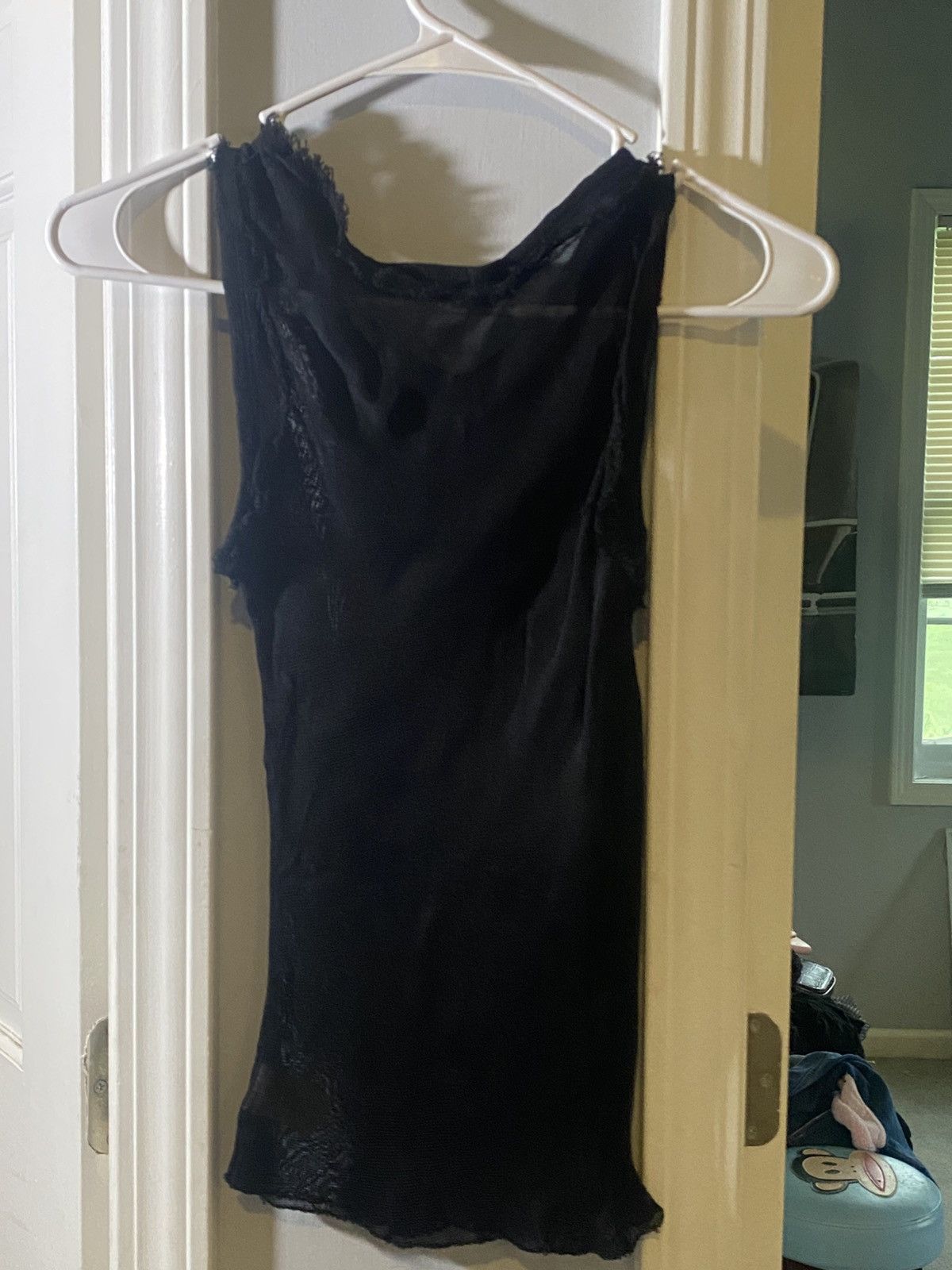 Helmut Lang Helmut Lang black knit mesh top Size S / US 4 / IT 40 - 3 Thumbnail