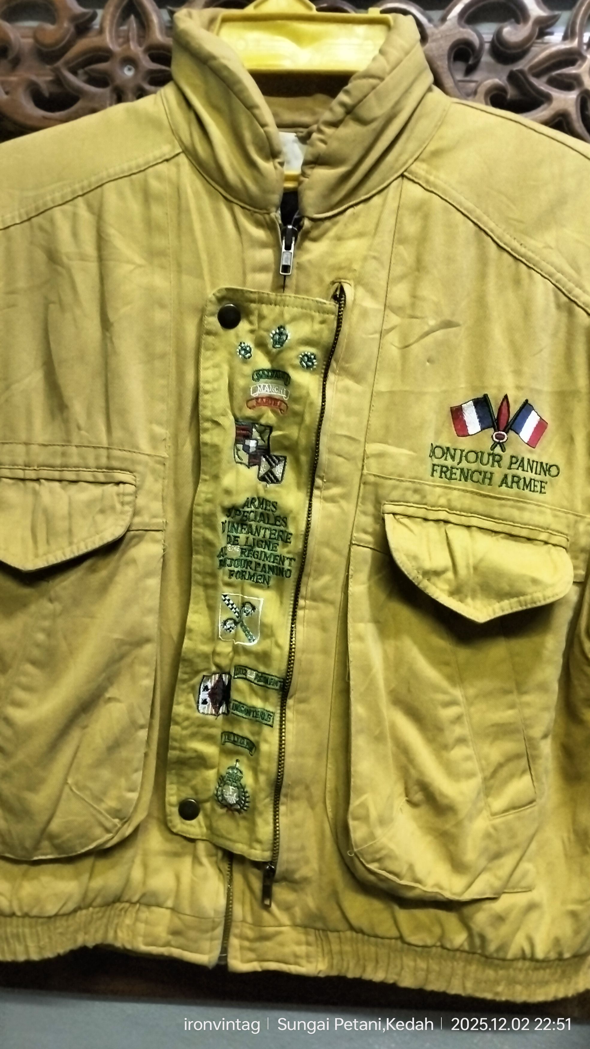 Other Vintage Bonjour Army France Size US L / EU 52-54 / 3 - 2 Thumbnail