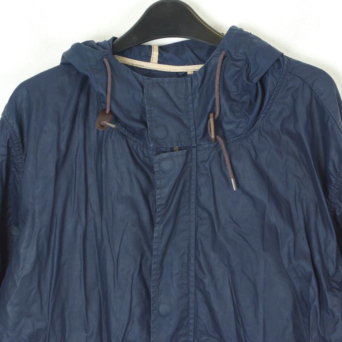 SAMSOE & SAMSOE Men's Khaki Waterproof Raincoat Parka Jacket, SIZE S