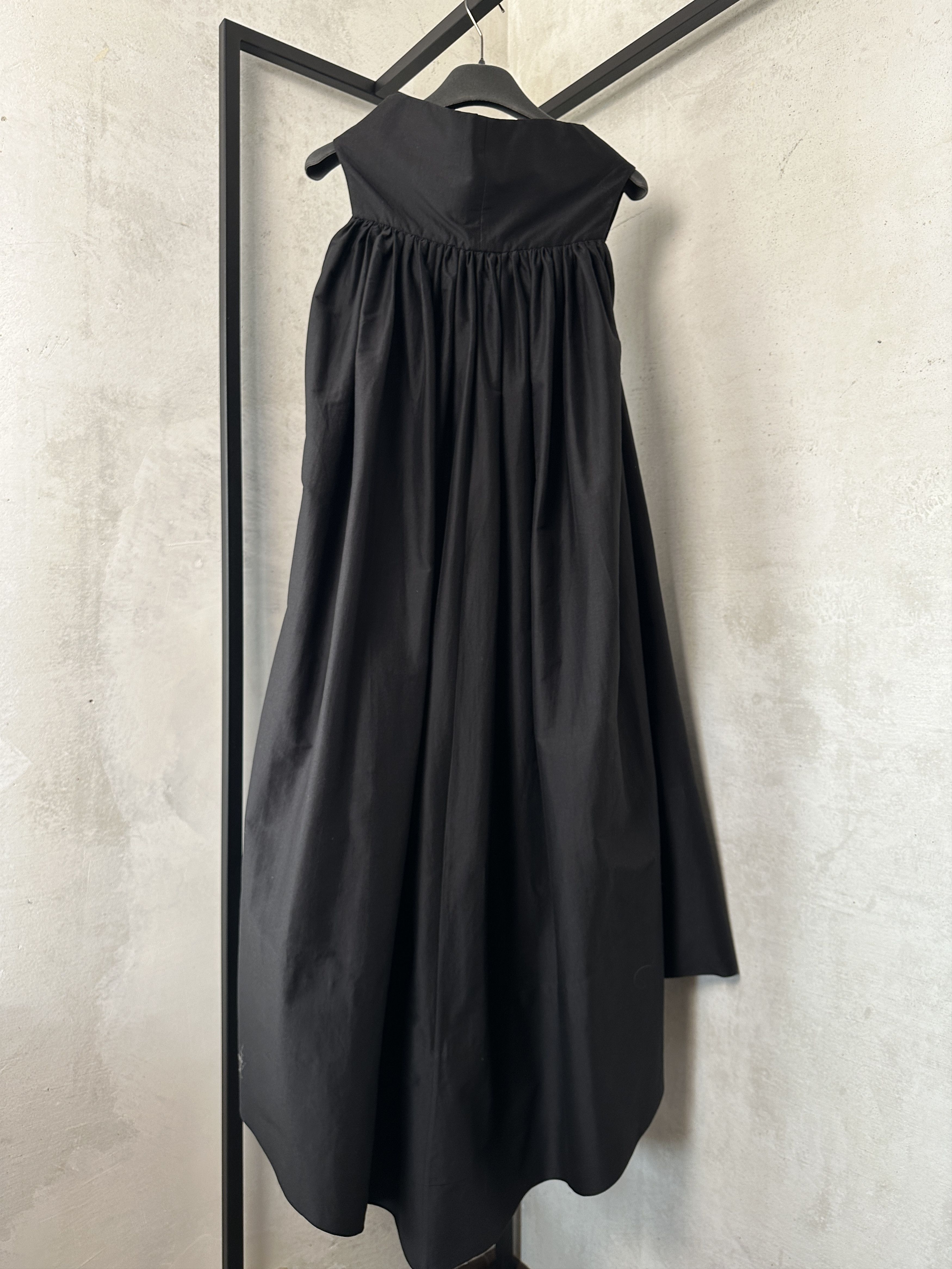 Rick Owens Rick Owens Anthem SS11 Draped Cotton Midi Dress Size S / US 4 / IT 40 - 7 Thumbnail