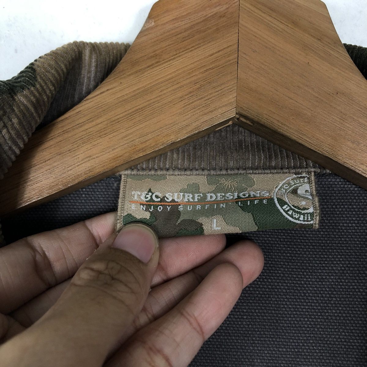 Japanese Brand 🔥Vtg T&C Surf Design Chore Work Jacket Cargo Pocket Size US L / EU 52-54 / 3 - 16 Thumbnail