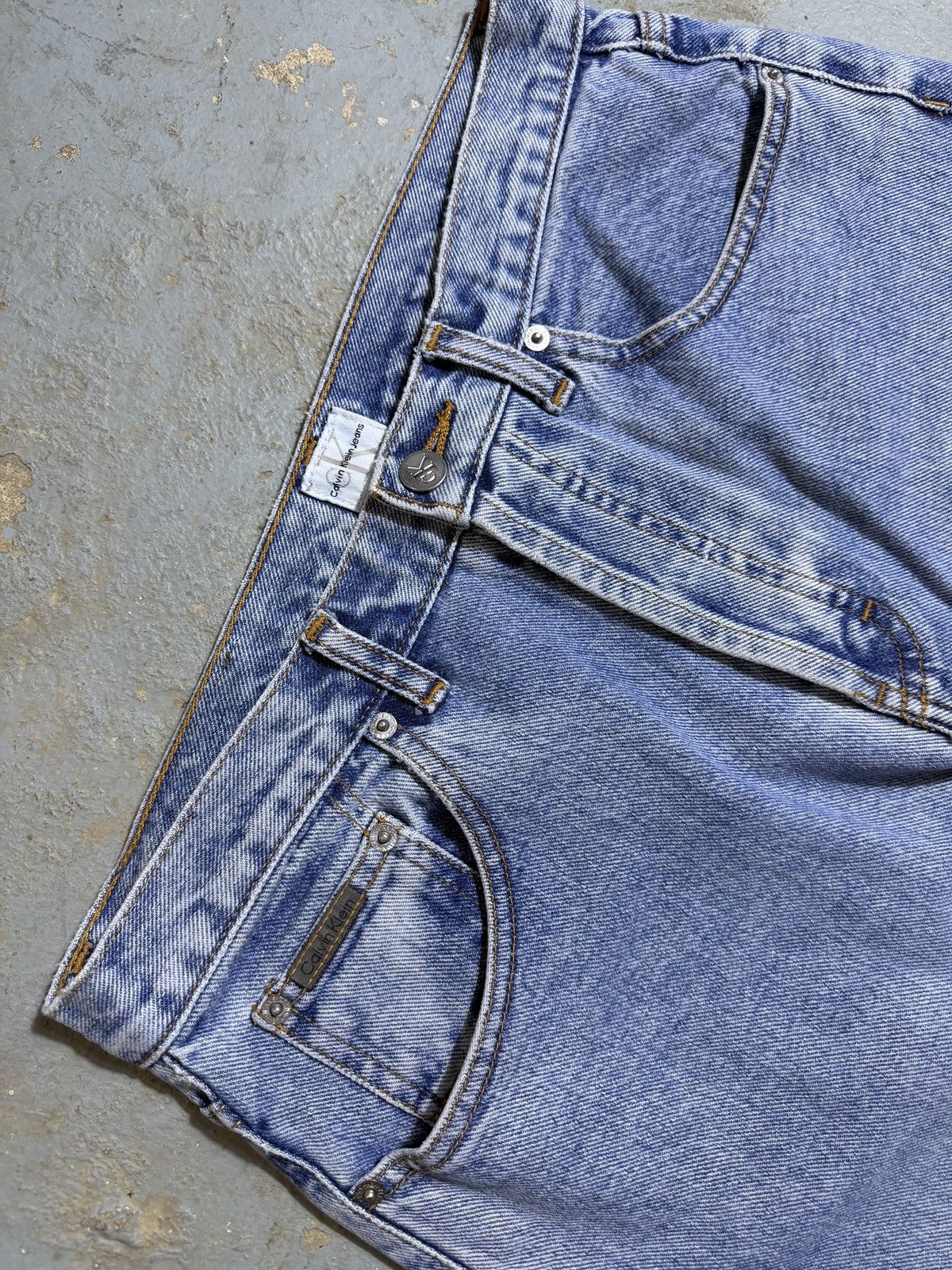 Calvin Klein Vintage Calvin Klein light denim jeans Size US 30 / EU 46 - 3 Thumbnail