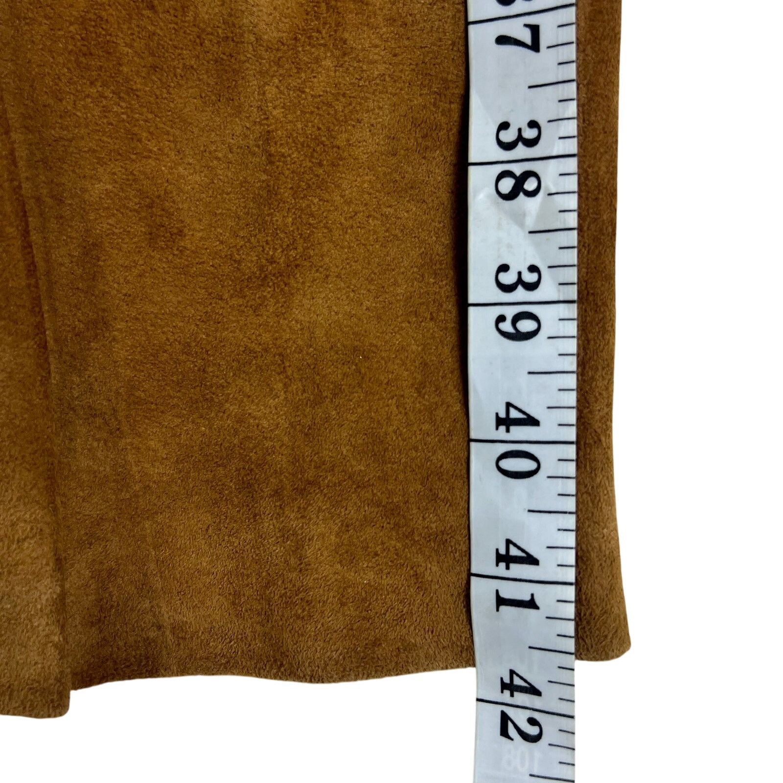 Perry Ellis Vintage Suede High-Waist Pants 6 | Perry Ellis Portfolio Size 28" / US 6 / IT 42 - 13 Thumbnail