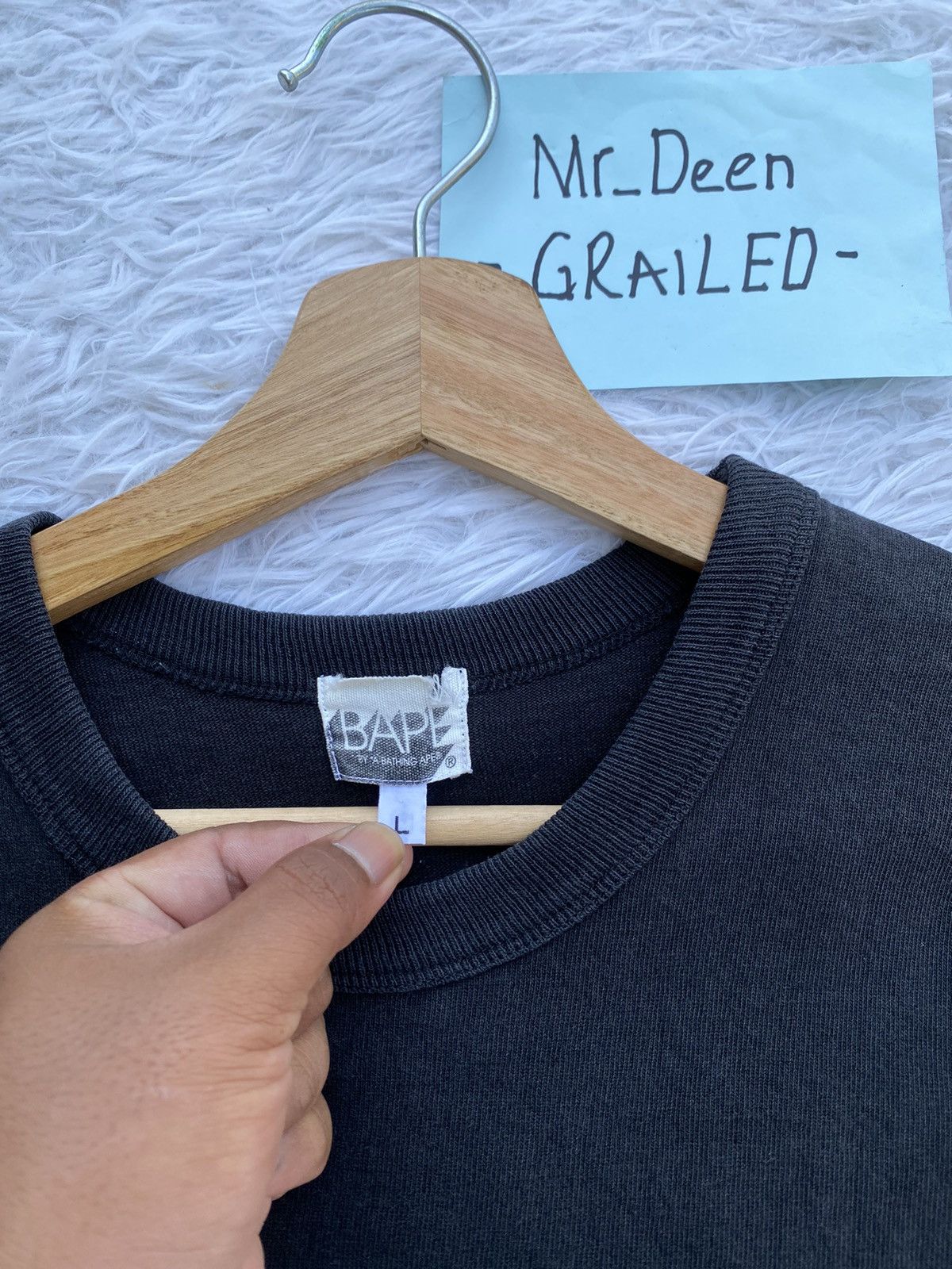 Bape Rare BAPE Spellout Tshirt Size US L / EU 52-54 / 3 - 8 Thumbnail