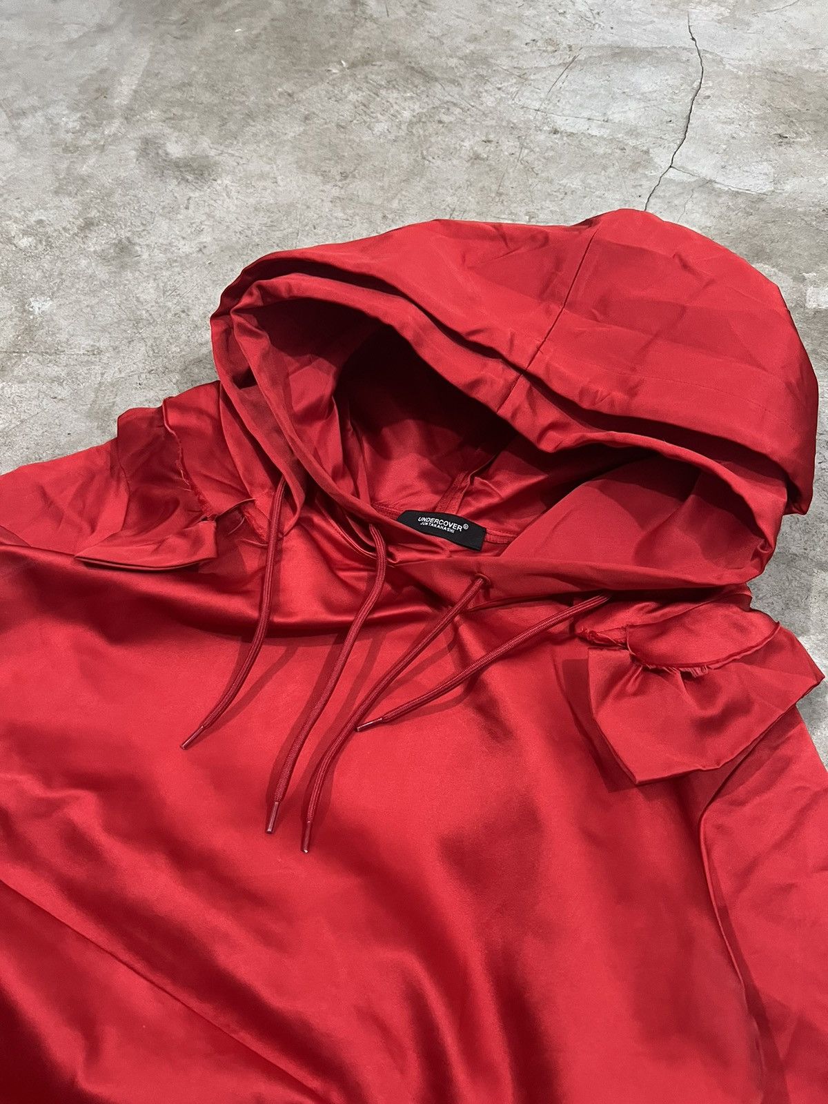 Japanese Brand × Undercover Undercover Double Hood Back Pocket Pull Over Silk Hoodie Size US M / EU 48-50 / 2 - 5 Thumbnail