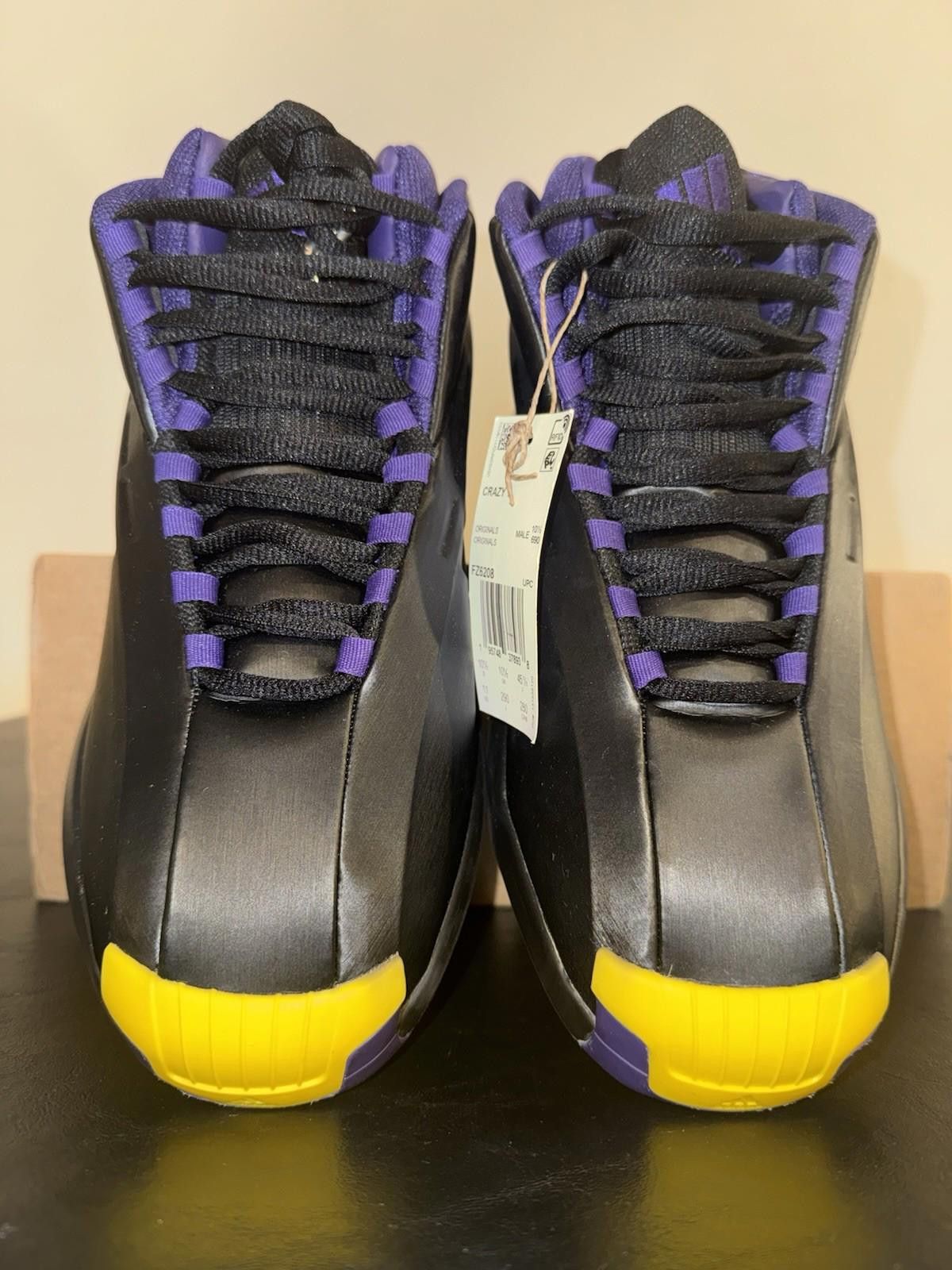 Adidas Adidas Crazy 1 Lakers Away 2023 Size 11 Mens Purple Black Size US 11 / EU 44 - 4 Thumbnail