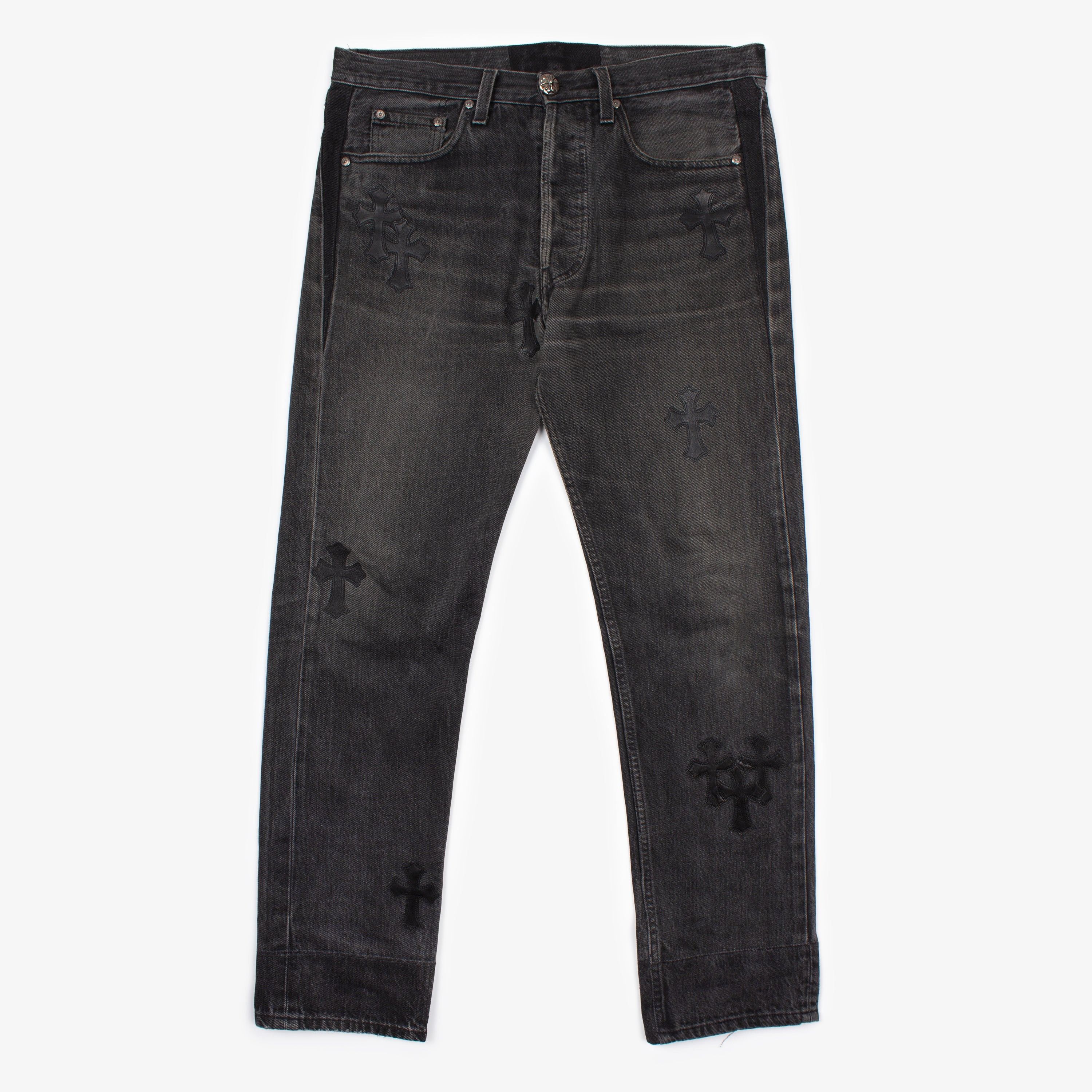 Chrome Hearts CHROME HEARTS CROSS PATCH DENIM JEANS Size US 30 / EU 46 - 2 Thumbnail