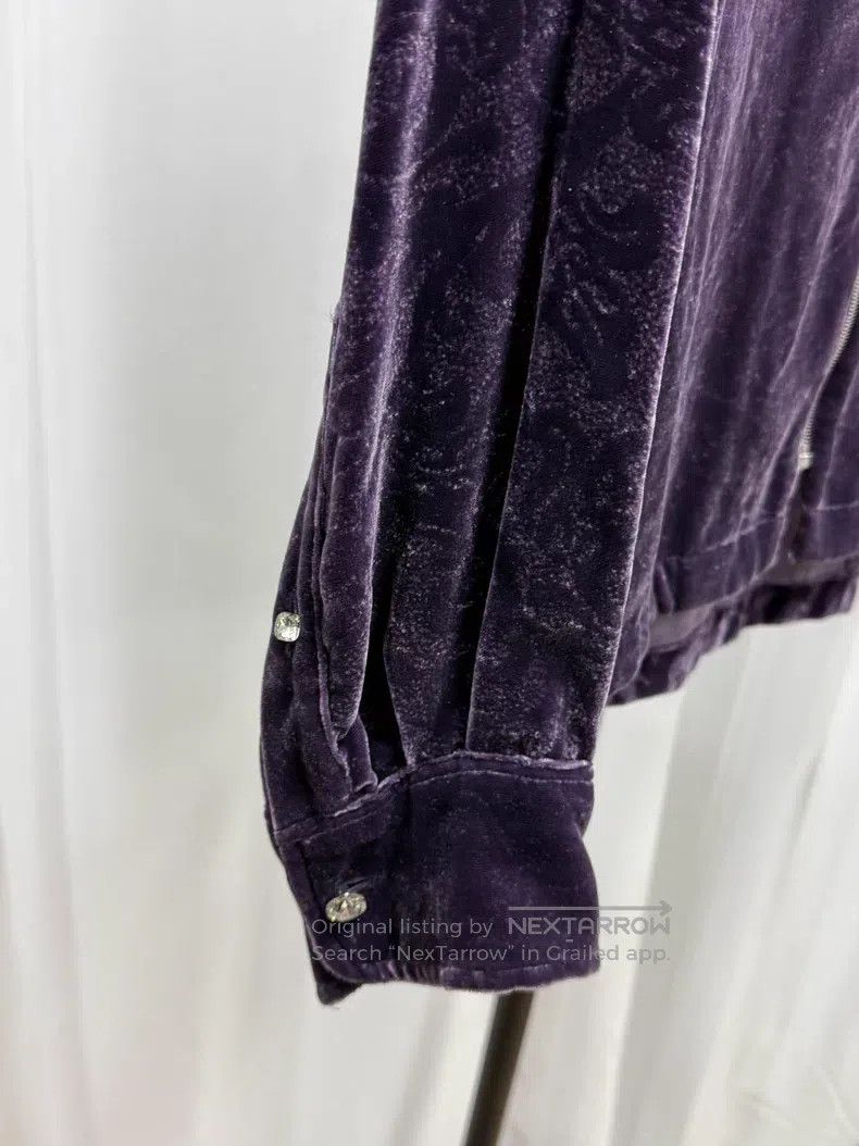 Dries Van Noten Dries Van Noten Velvet Dark Pattern Gem Button Shirt Size US S / EU 44-46 / 1 - 5 Thumbnail