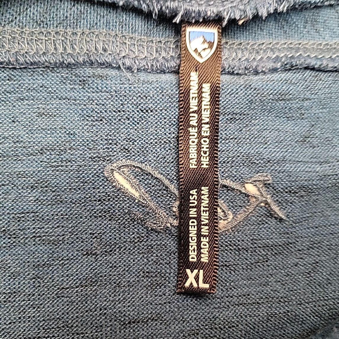 Vintage VINTAGE Kuhl Lea Pullover Sweater Women XL Blue Cowl Neck Outdoor Athleisure Hiking 4186 Size XL / US 12-14 / IT 48-50 - 3 Thumbnail