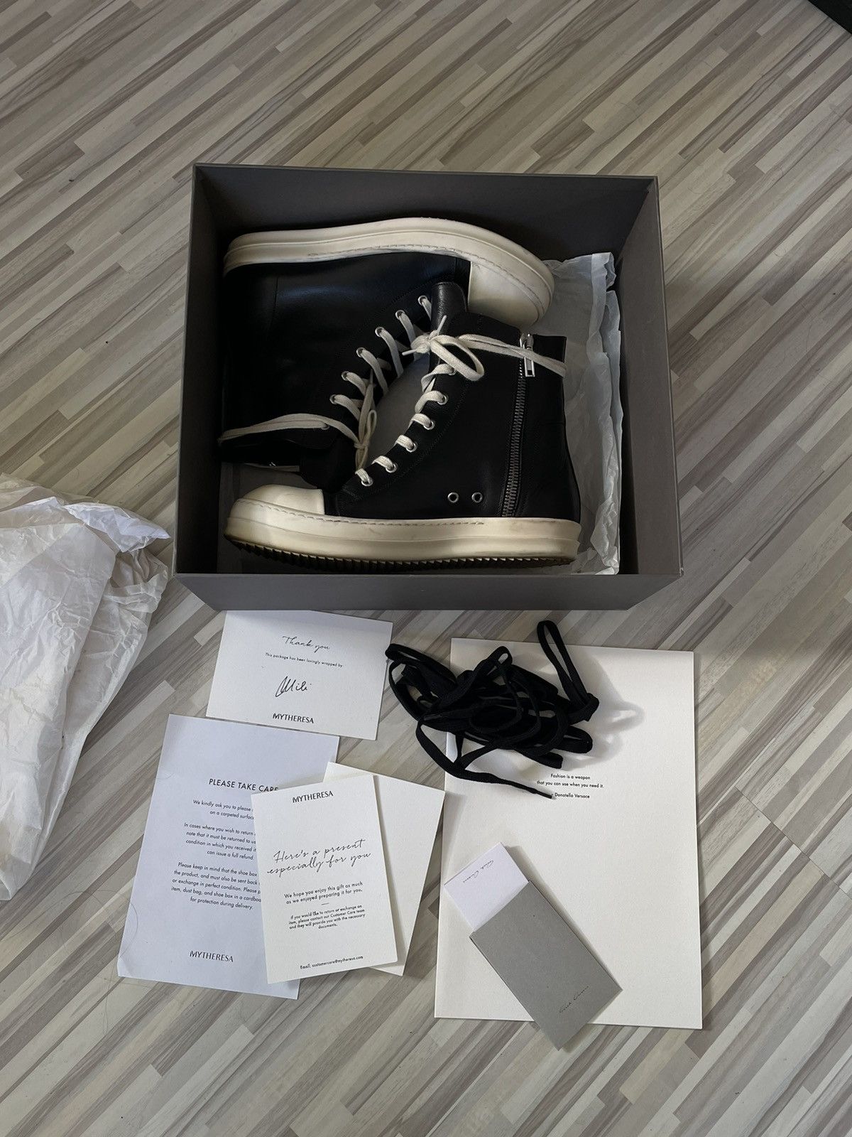 Rick Owens Rick Owens ramones SS22 Size US 10 / EU 43 - 2 Thumbnail