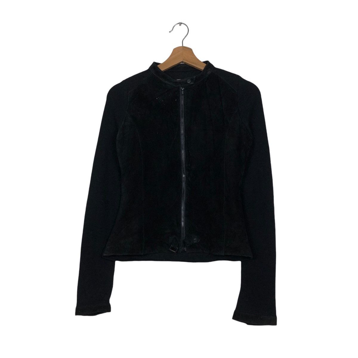 Japanese Brand 📌Cropped Zipper Biker Jacket Torrazzo Donna Size US M / EU 48-50 / 2 - 2 Thumbnail