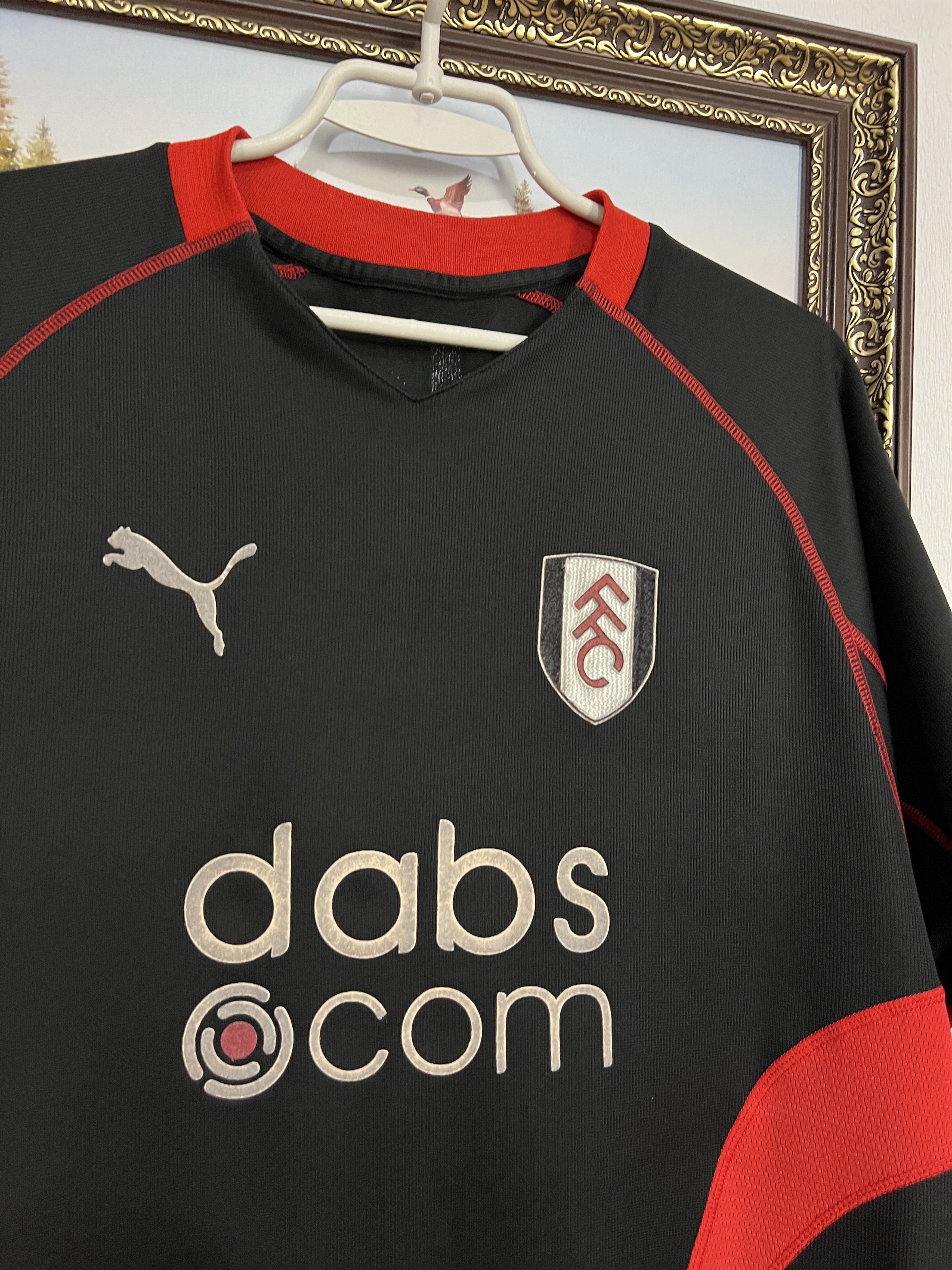 Puma Fulham Away football shirt 2003 Soccer Puma Jersey Trikot Size US L / EU 52-54 / 3 - 3 Thumbnail