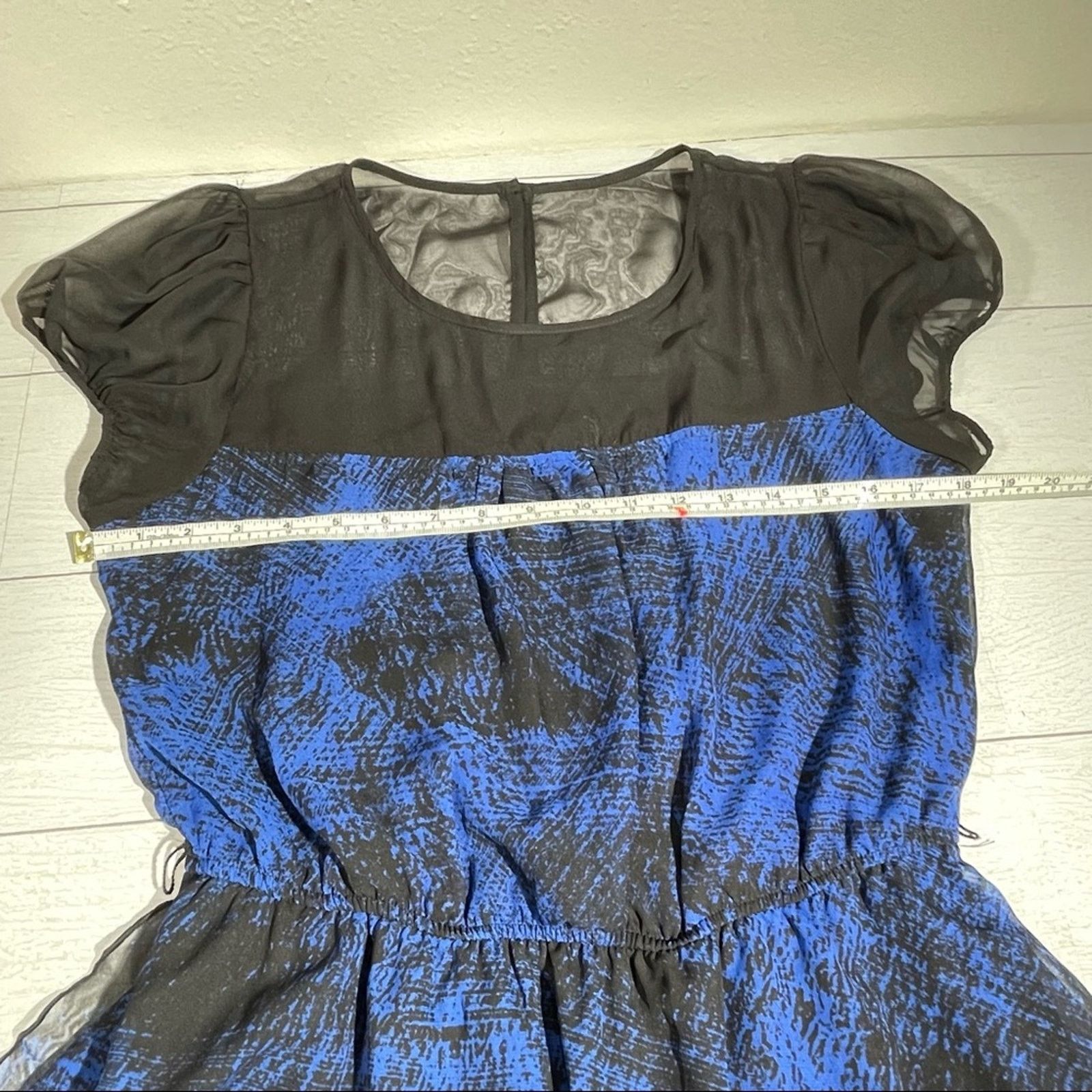 Other TRIXXI Black and Blue High Low Cut Dress Size Large Size L / US 10 / IT 46 - 6 Thumbnail