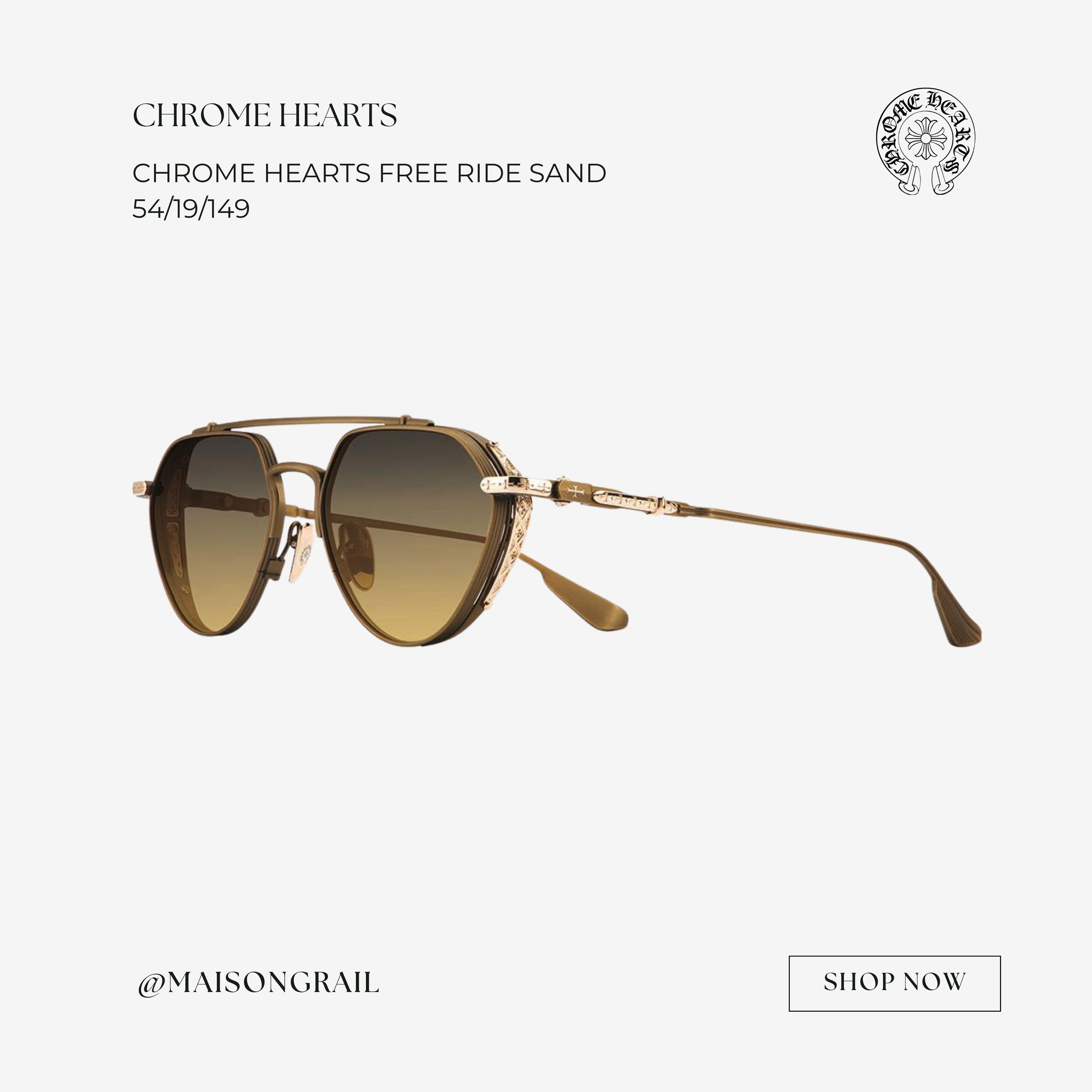 Chrome Hearts CHROME HEARTS FREE RIDE SAND Size ONE SIZE - 1 Thumbnail