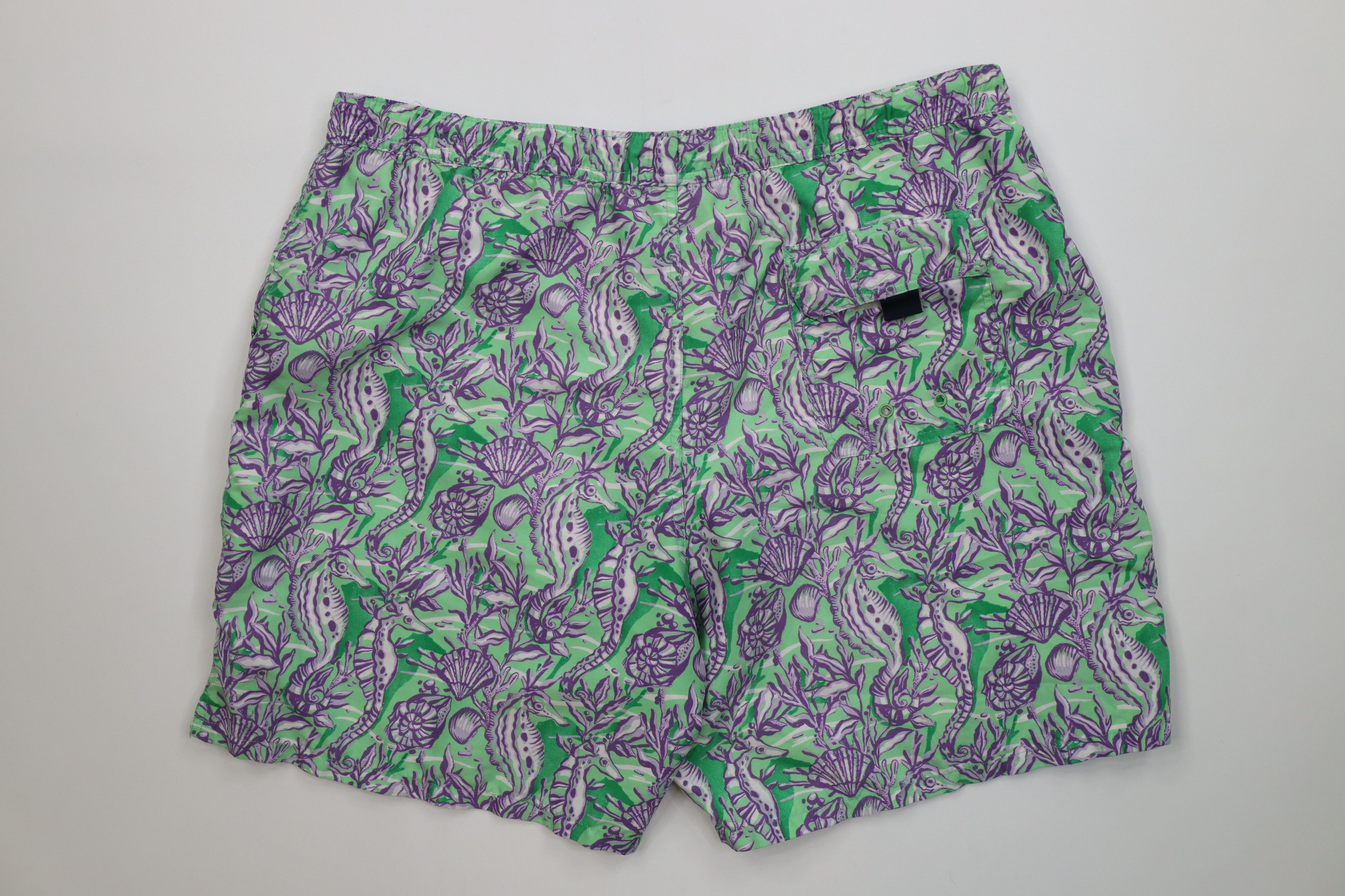 Vineyard Vines Vineyard Vines Seahorse All Over Print Lined Shorts Trunks Size US 34 / EU 50 - 10 Thumbnail