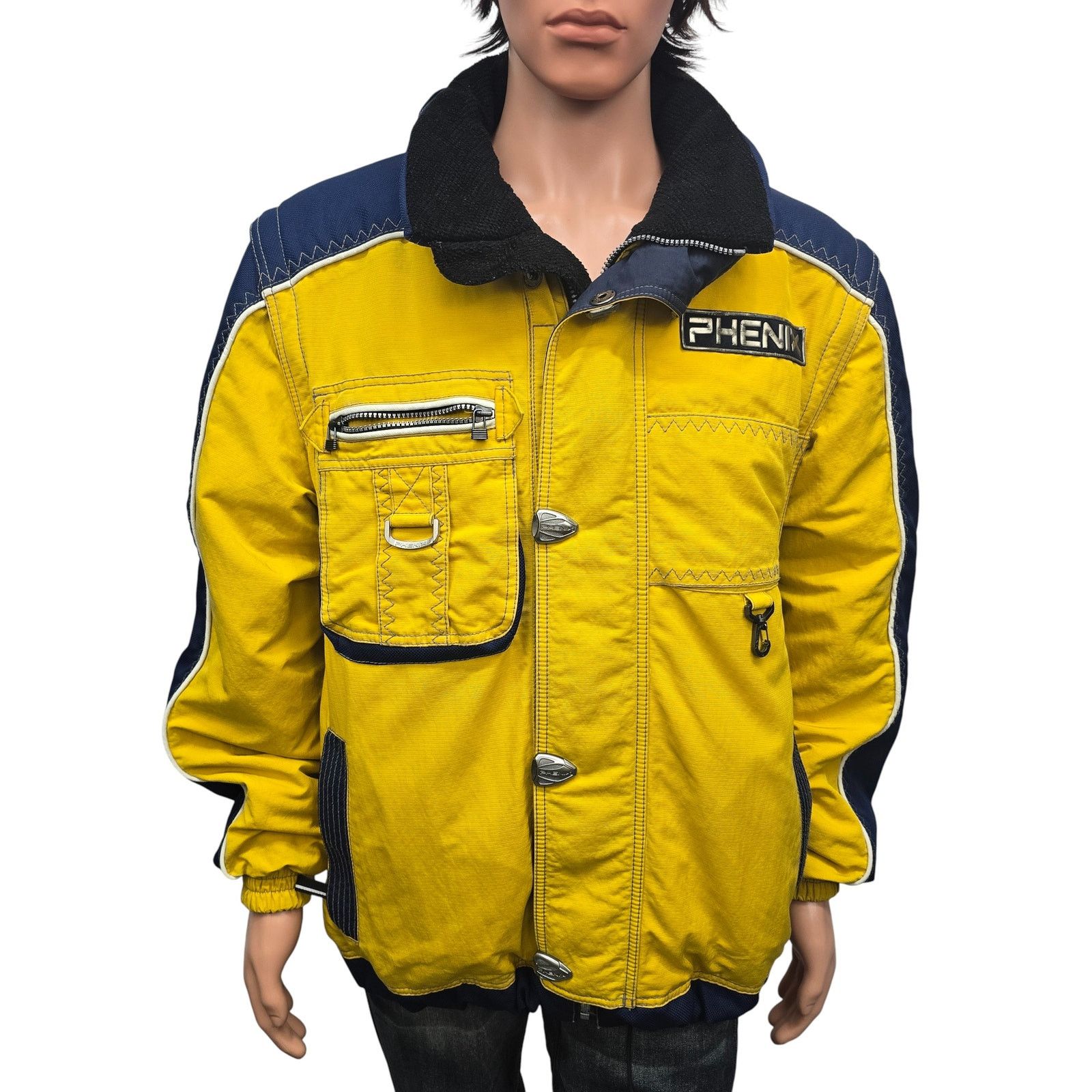 Phenix × Vintage PHENIX Ski Jacket 90s Packable hood Detachable sleeve Zip-up Size US XL / EU 56 / 4 - 2 Thumbnail