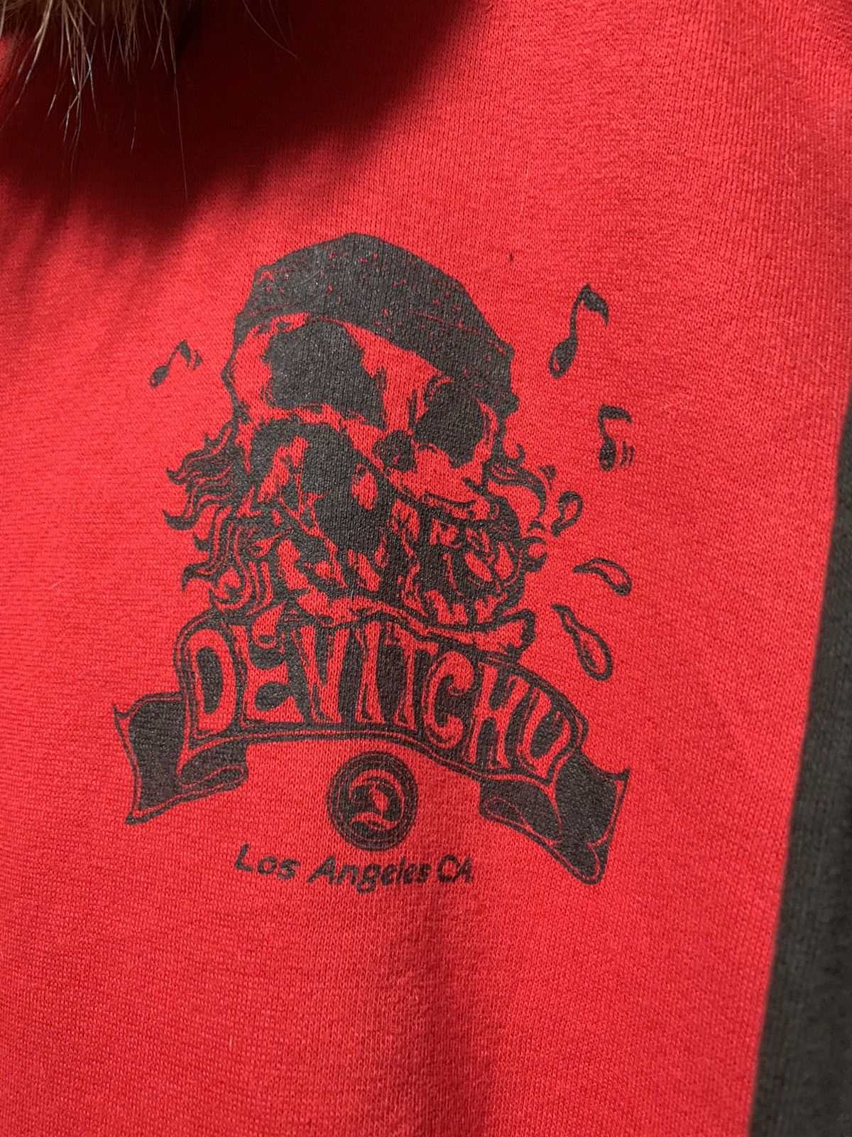 If Six Was Nine Devitchu Los Angeles rock punk skull pullover fur hoodie Size US M / EU 48-50 / 2 - 6 Thumbnail