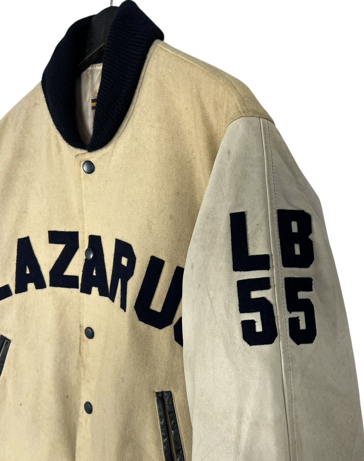 Japanese Brand 80s Vintage Kamakura Football Team Lazarus Varsity Jacket Size US M / EU 48-50 / 2 - 8 Thumbnail