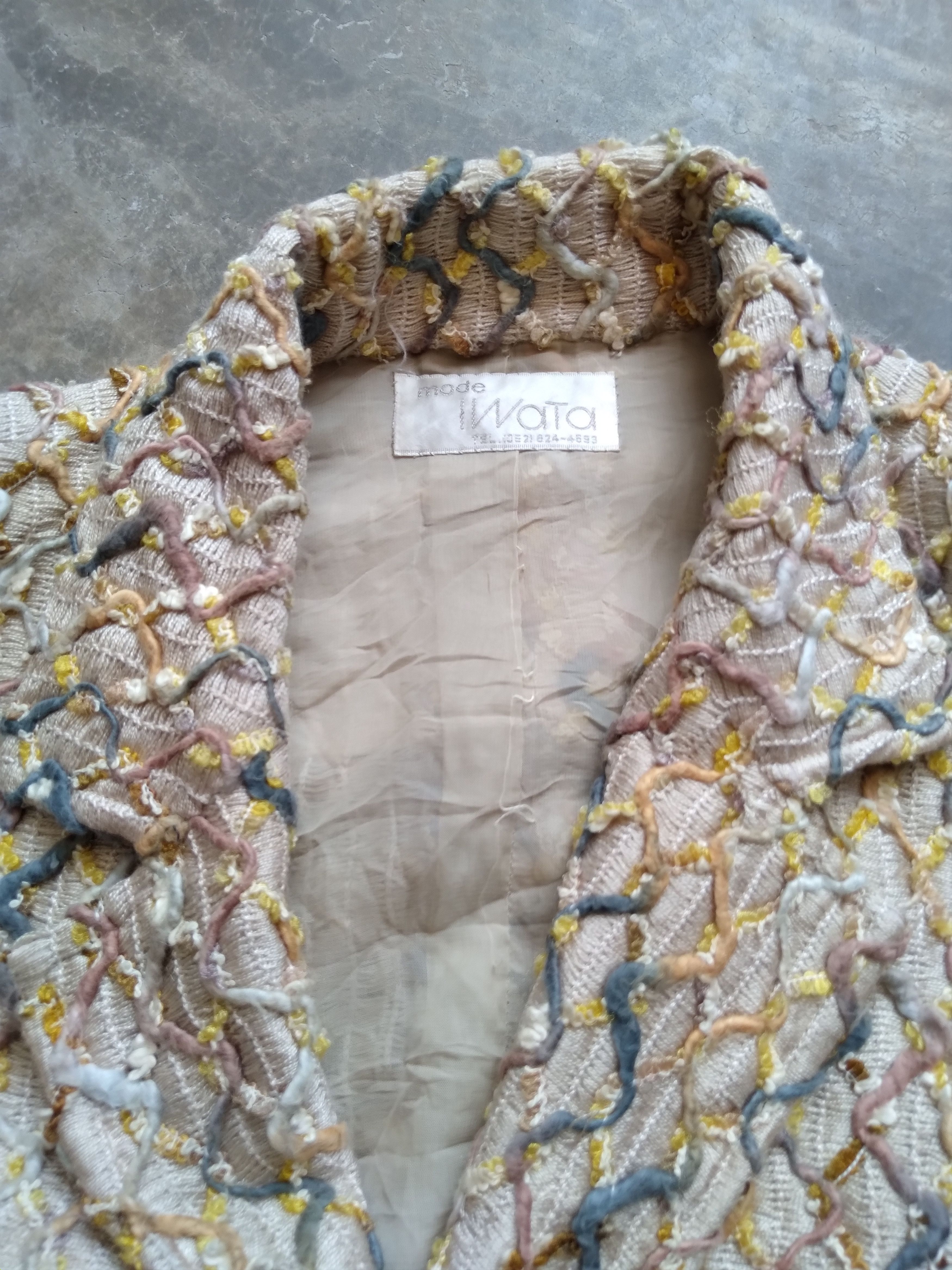 Japanese Brand Vintage Japanese Mode Iwata Double Pocketed Wool Cotton Size M / US 6-8 / IT 42-44 - 4 Thumbnail